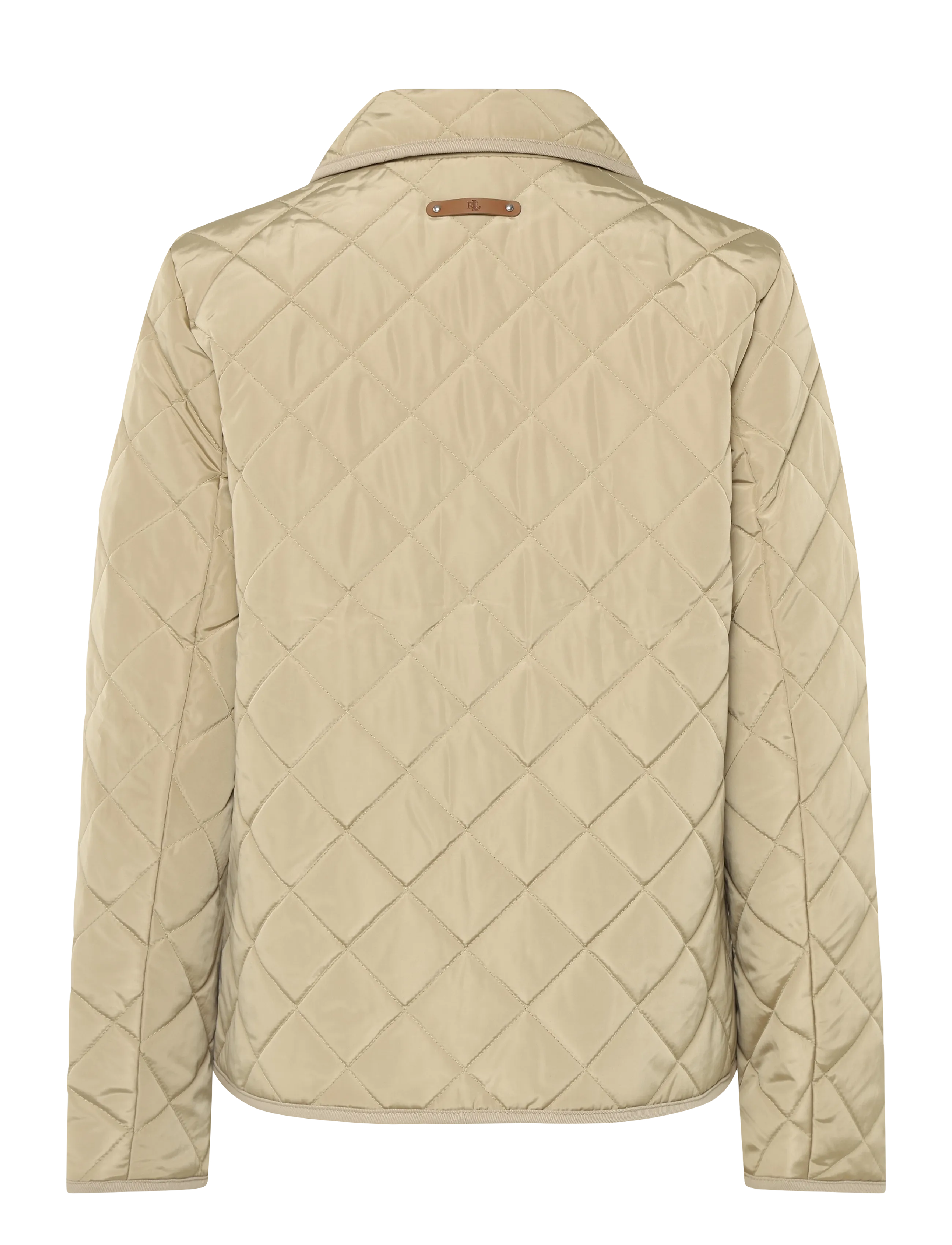 Lauren Ralph Lauren - Crest-Patch Diamond-Quilted Jacket - pavasarinės striukės - birch tan - 2