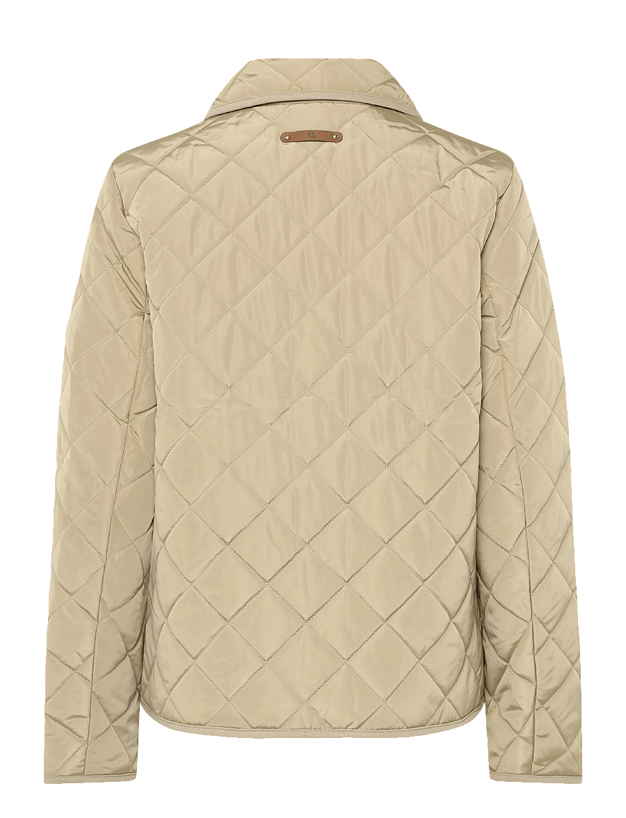 Lauren Ralph Lauren - Crest-Patch Diamond-Quilted Jacket - lentejassen - birch tan - 2