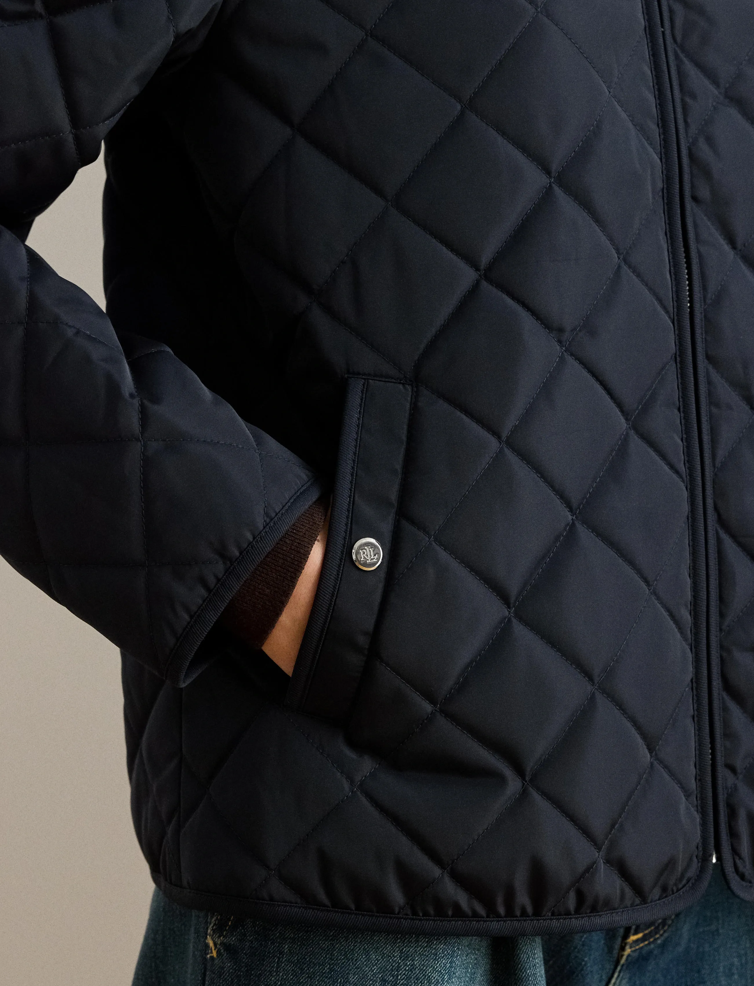 Lauren Ralph Lauren Crest-Patch Diamond-Quilted Jacket jackor dam – bild 7
