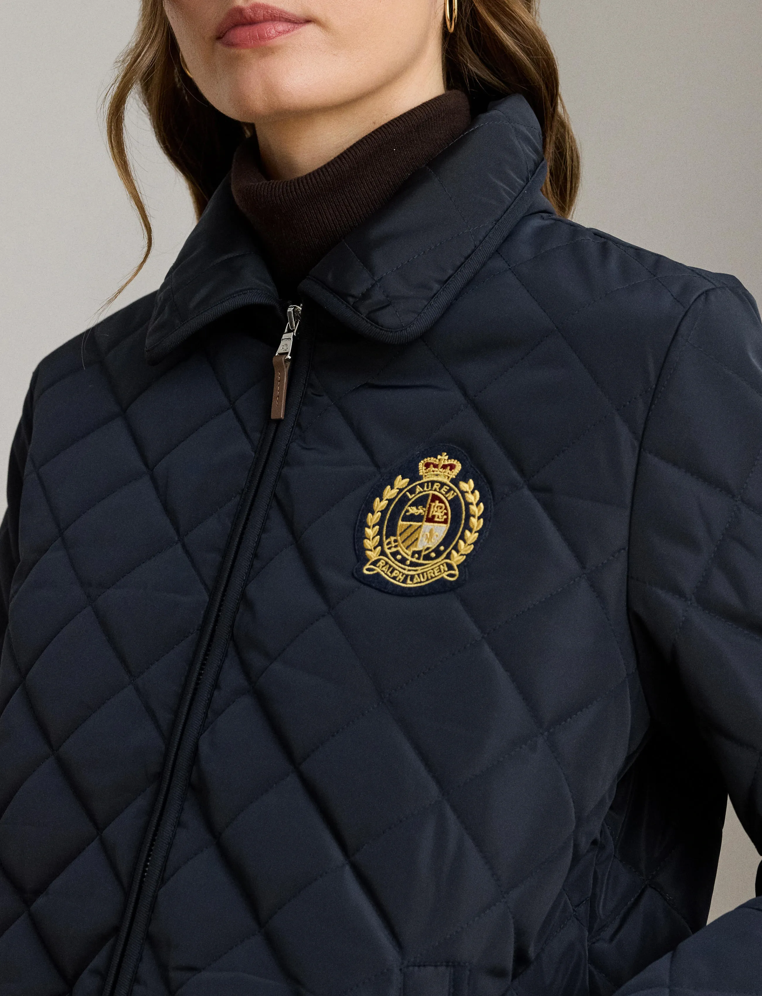 Lauren Ralph Lauren Crest-Patch Diamond-Quilted Jacket jackor dam – bild 9