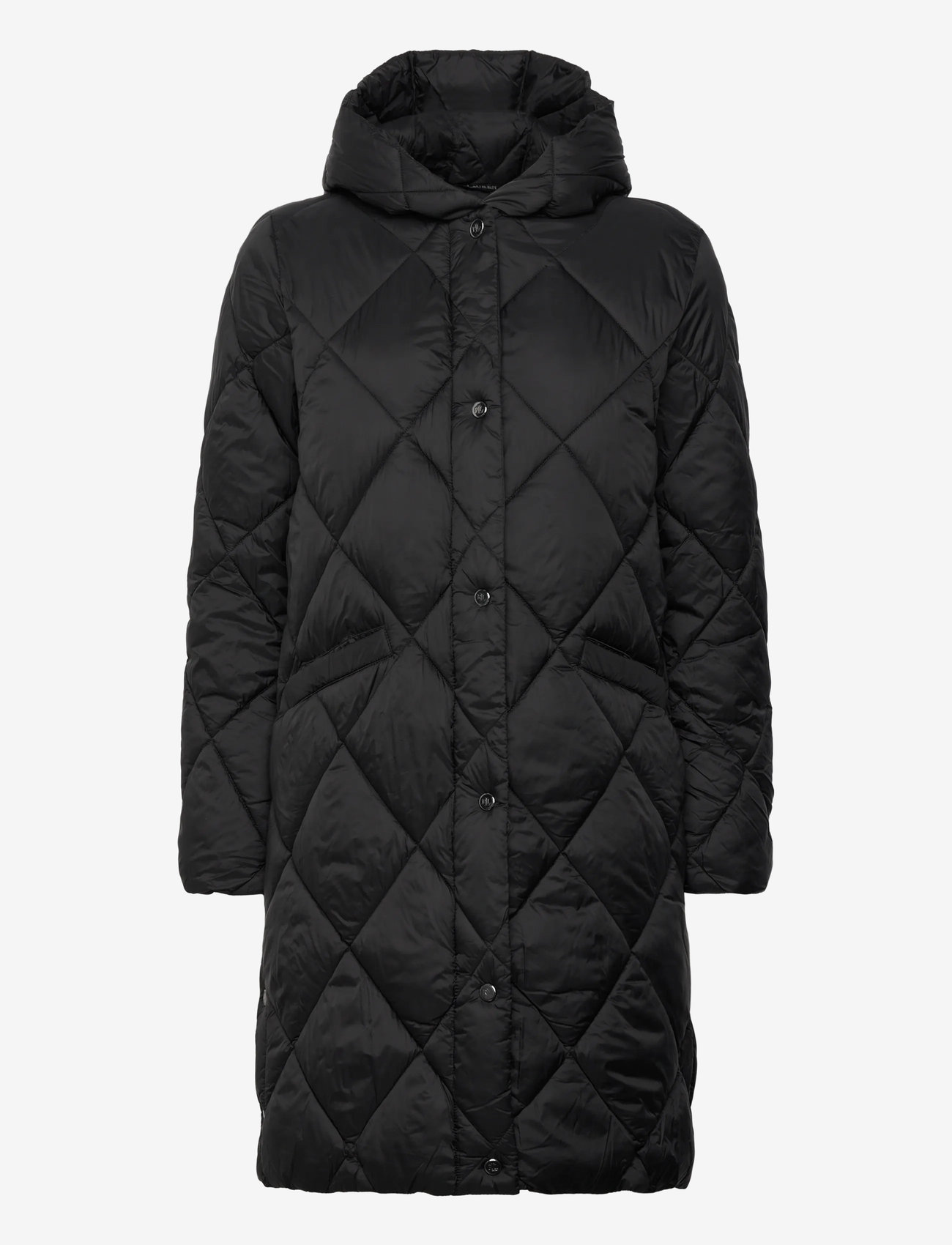 Lauren Ralph Lauren - Hooded Diamond-Quilted Down Coat - kevadjoped - black - 1