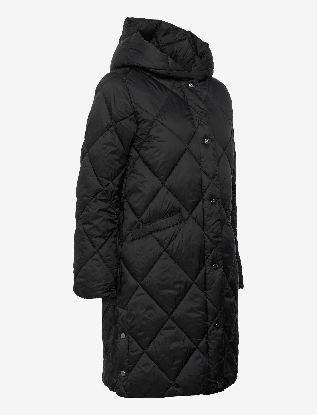 Lauren Ralph Lauren - Hooded Diamond-Quilted Down Coat - kevadjoped - black - 3