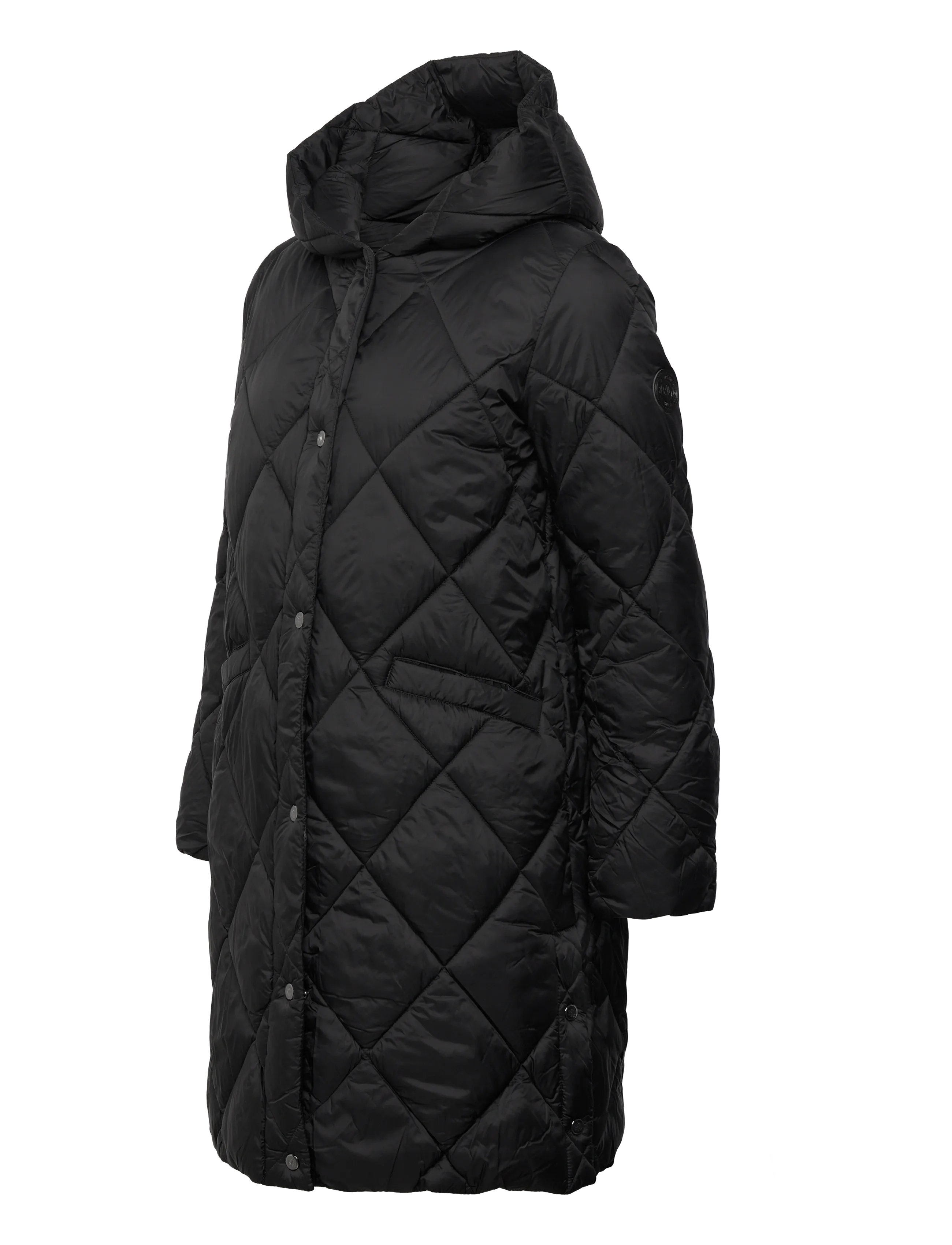 Lauren Ralph Lauren - Hooded Diamond-Quilted Down Coat - winter jacket - black - 4