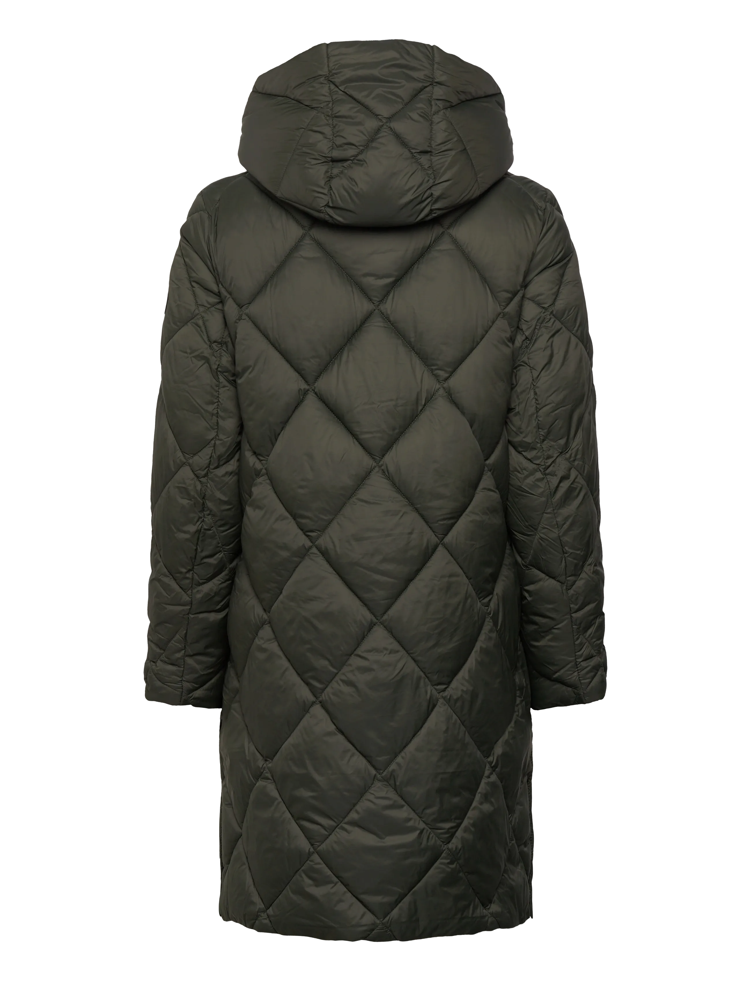 Lauren Ralph Lauren - Hooded Diamond-Quilted Down Coat - kurtki wiosenne - litchfield loden - 2