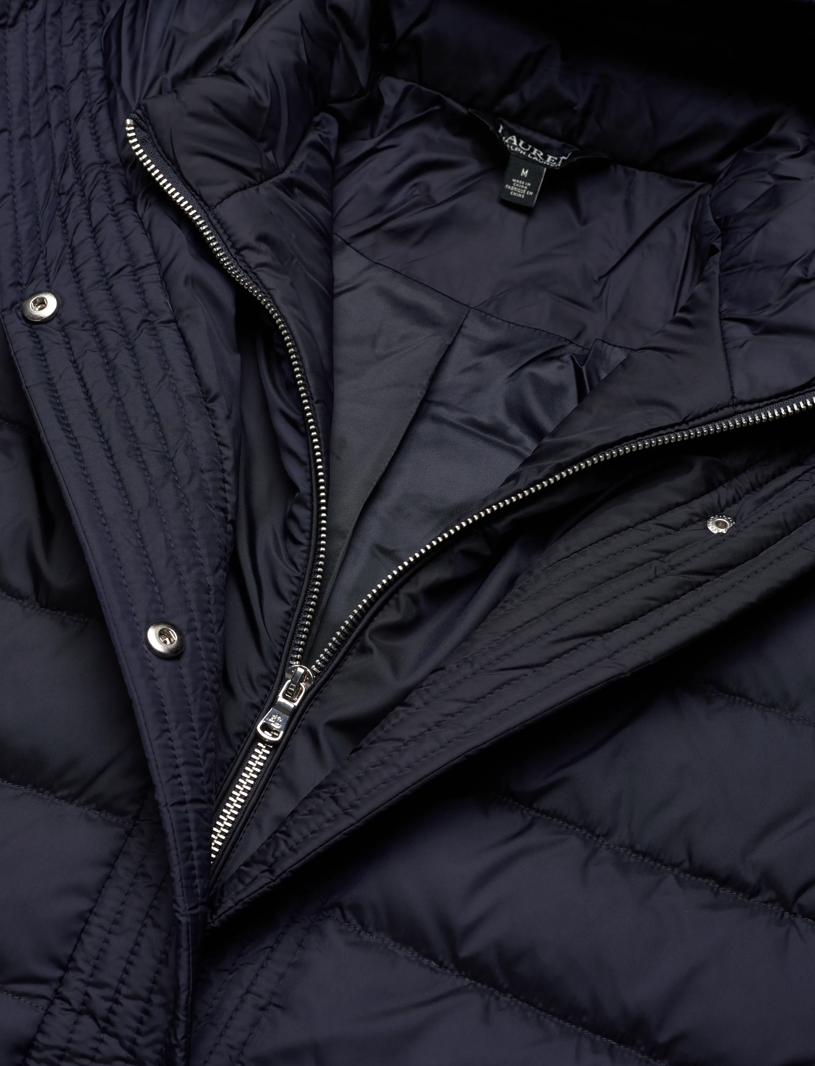 Lauren Ralph Lauren - Hooded Quilted Vestee Down Coat - winterjacken - dk navy - 2