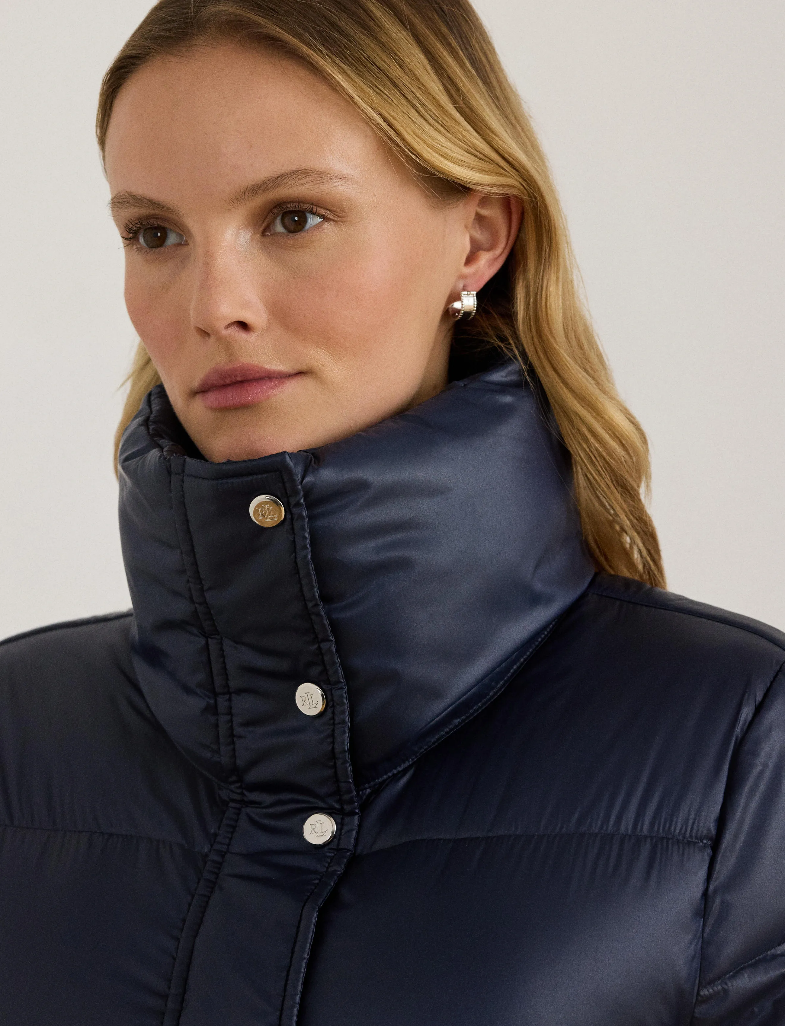 Lauren Ralph Lauren Metallic Funnelneck Down Maxicoat kappor & rockar dam – bild 7