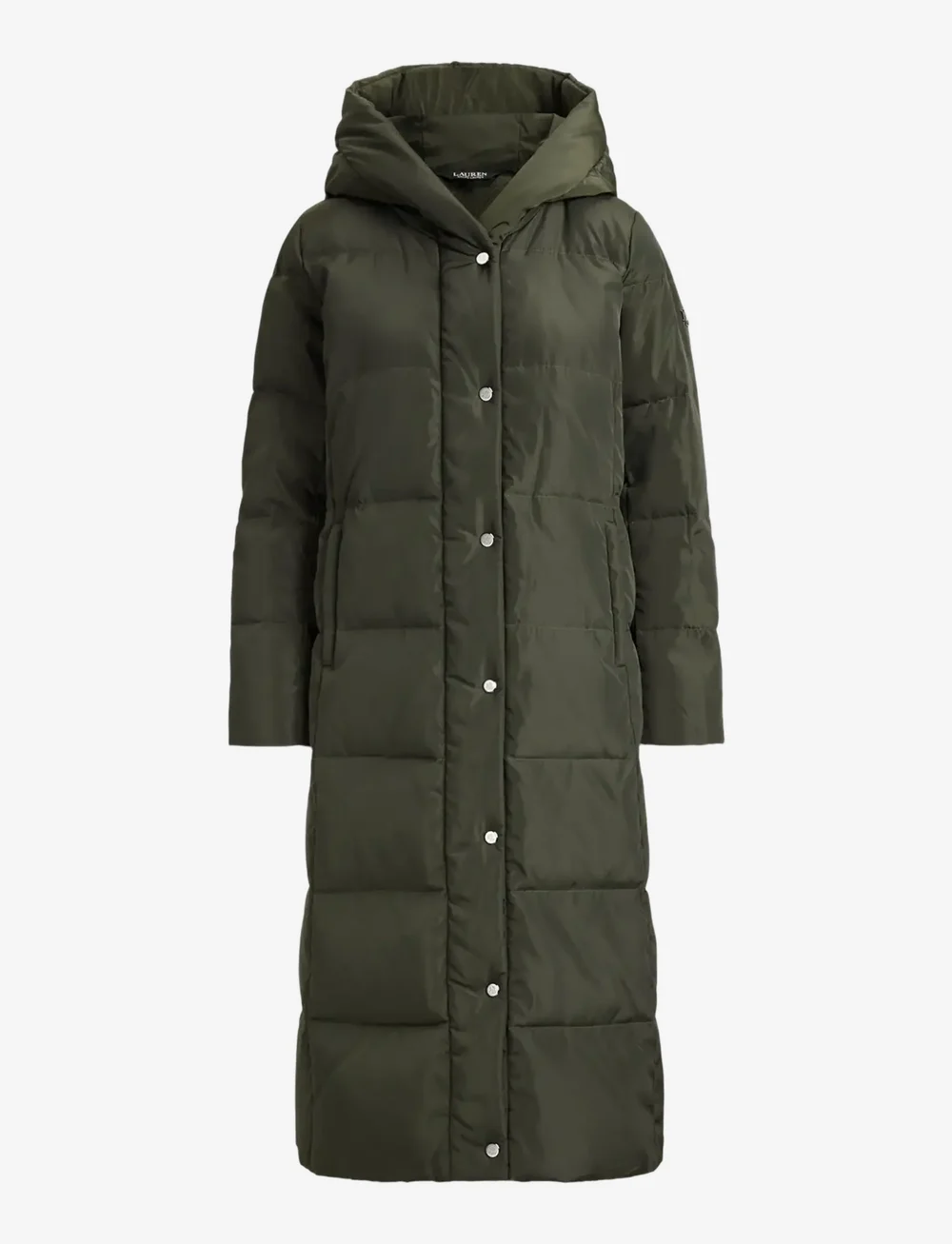 Lauren Ralph Lauren - Hooded Channel-Quilted Down Puffer Coat - dunkappor - litchfield loden - 1
