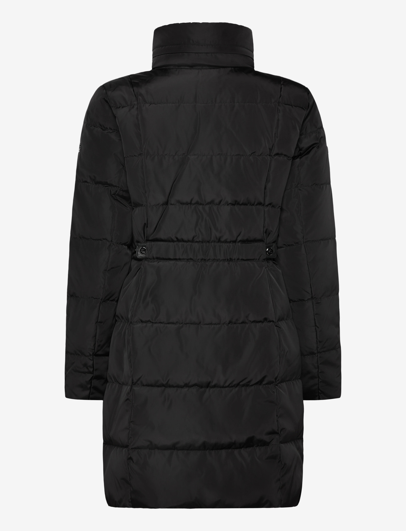 Lauren Ralph Lauren - Channel-Quilted Funnelneck Down Coat - daunenmäntel - black - 1