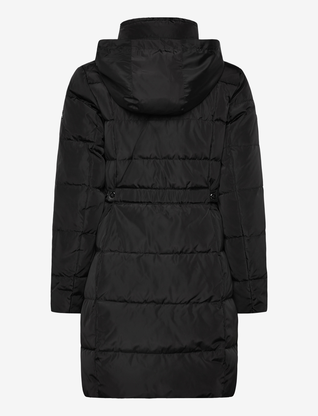 Lauren Ralph Lauren - Channel-Quilted Funnelneck Down Coat - daunenmäntel - black - 2