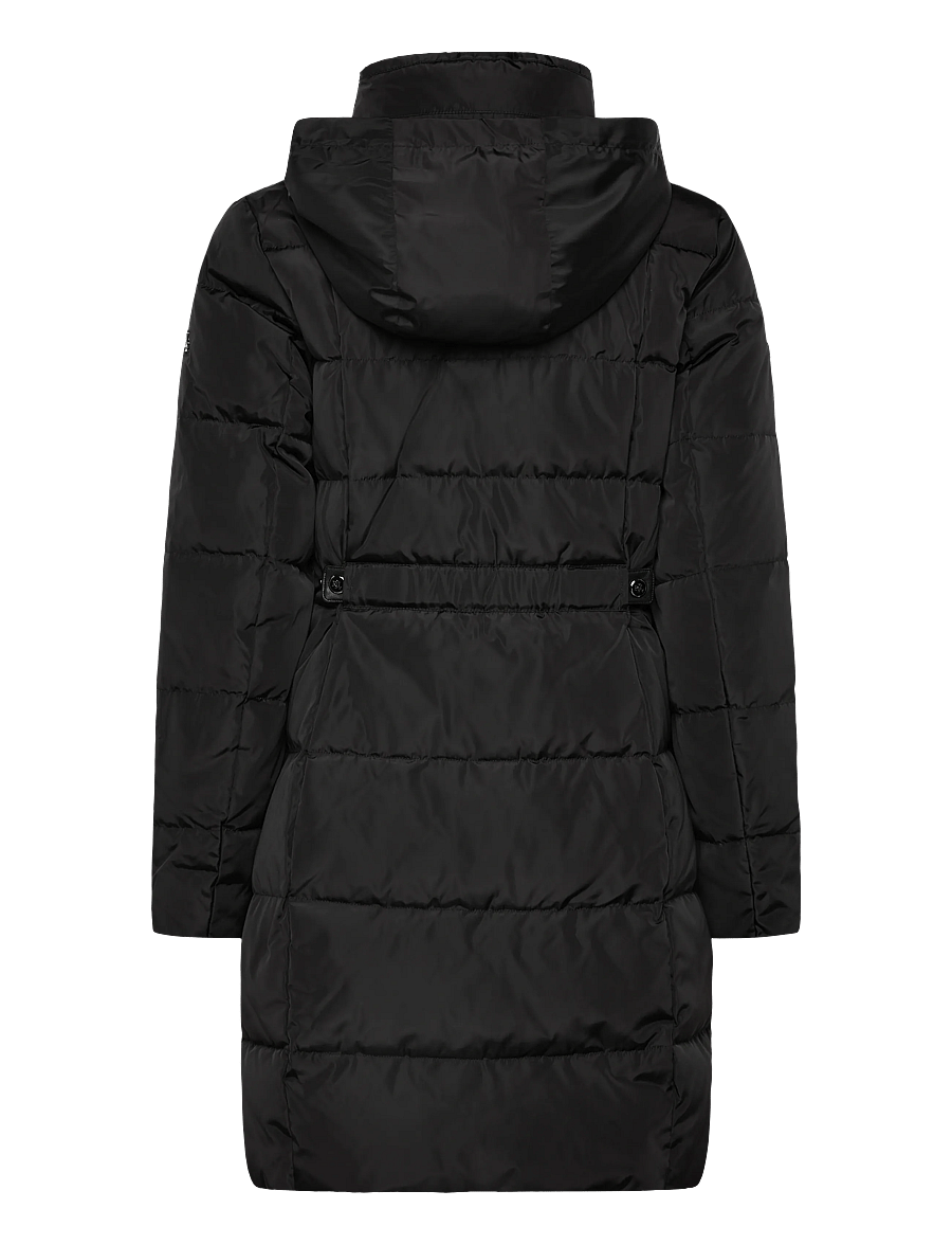 Lauren Ralph Lauren - Channel-Quilted Funnelneck Down Coat - winterjacken - black - 2