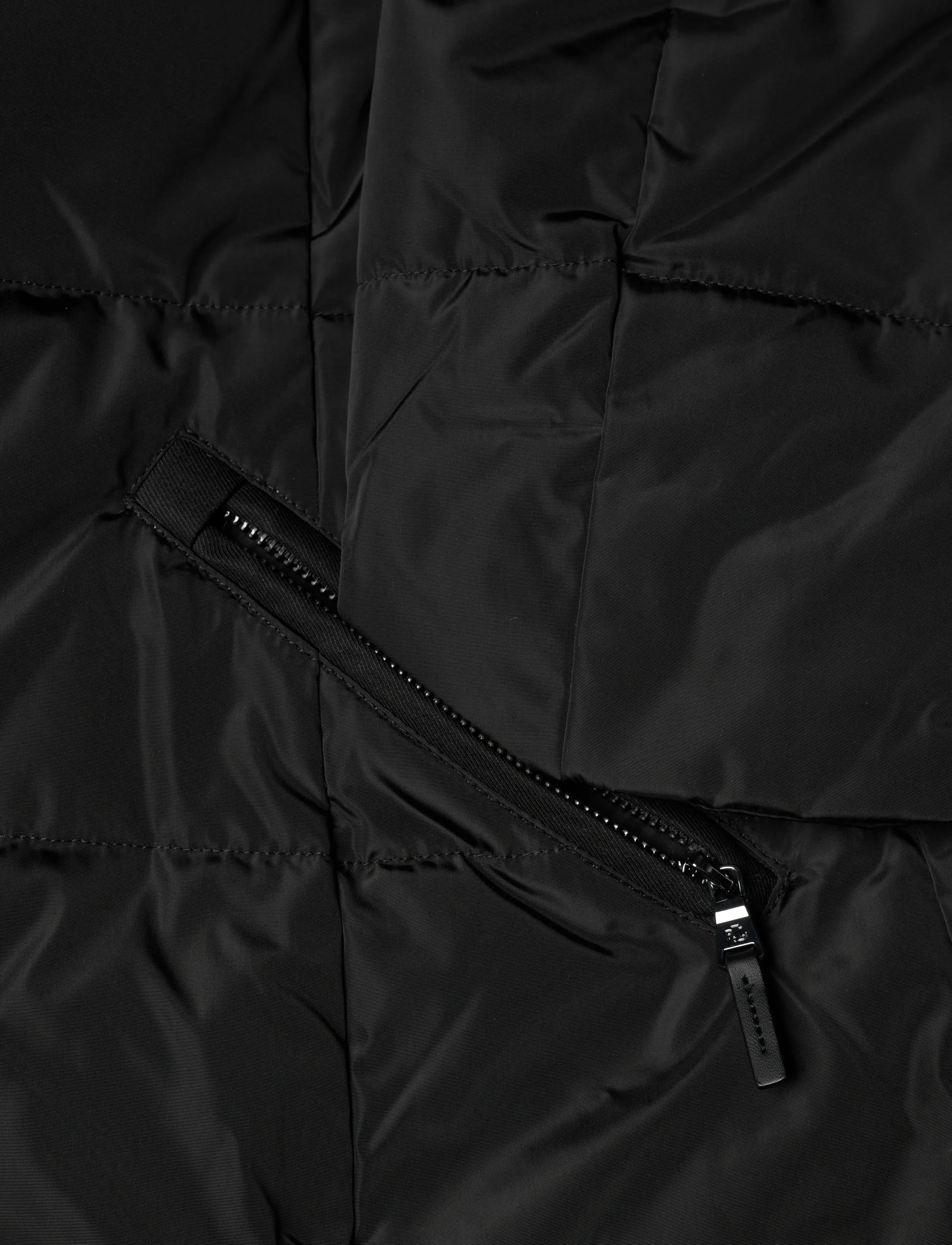 Lauren Ralph Lauren - Channel-Quilted Funnelneck Down Coat - vinterjakker - black - 4