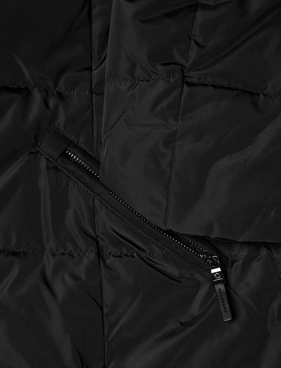 Lauren Ralph Lauren - Channel-Quilted Funnelneck Down Coat - winterjacken - black - 4