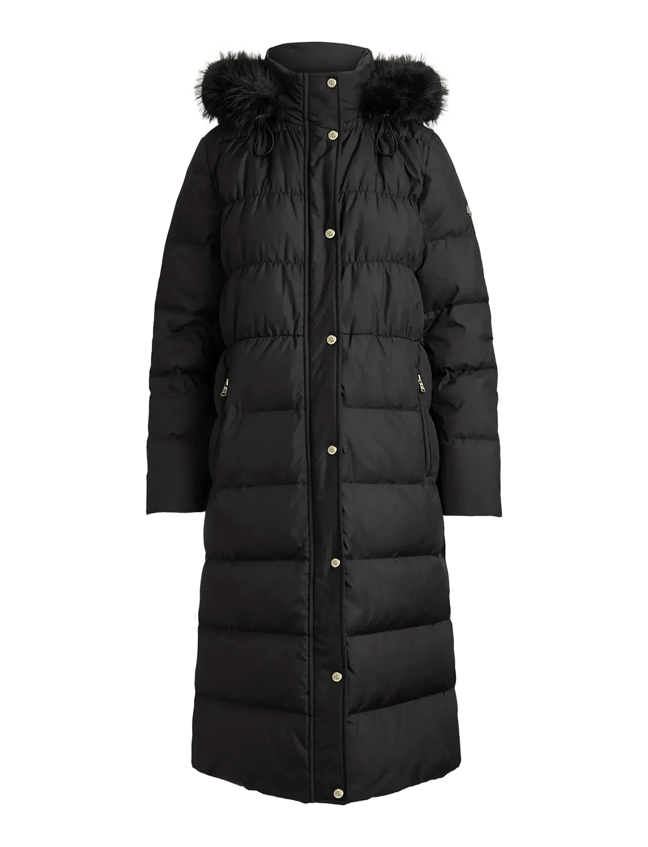 Lauren Ralph Lauren | Faux-Fur-Trim Hooded Down Coat | XS