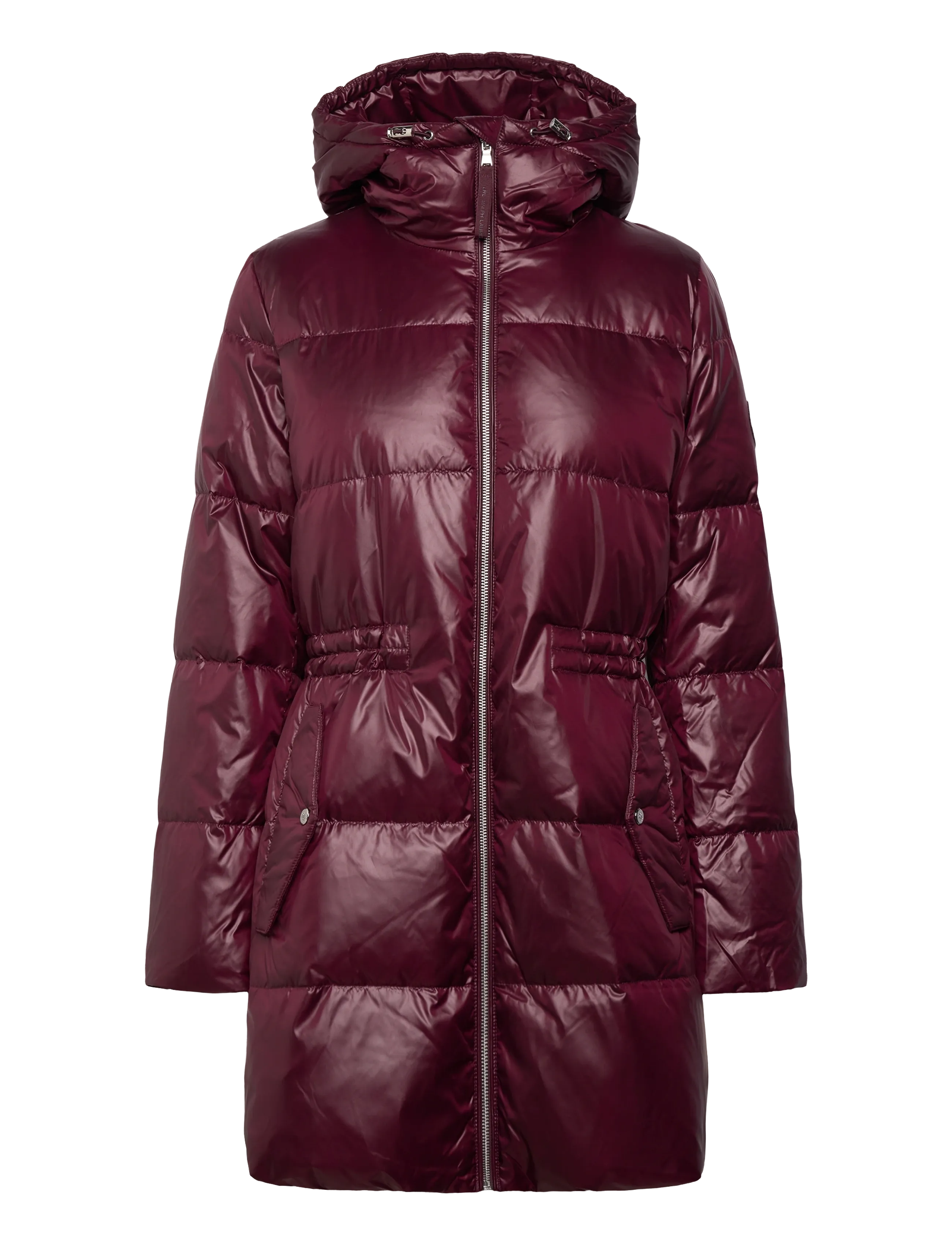 Lauren Ralph Lauren Hooded Channel-Quilted Down Coat - Jakker & Frakker - DARK GARNET / burgundy