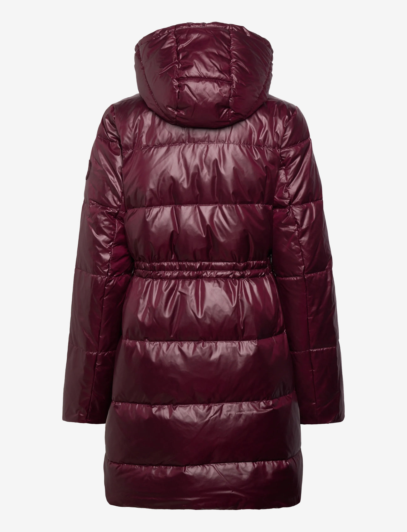 Lauren Ralph Lauren - Hooded Channel-Quilted Down Coat - daunenmäntel - dark garnet - 2