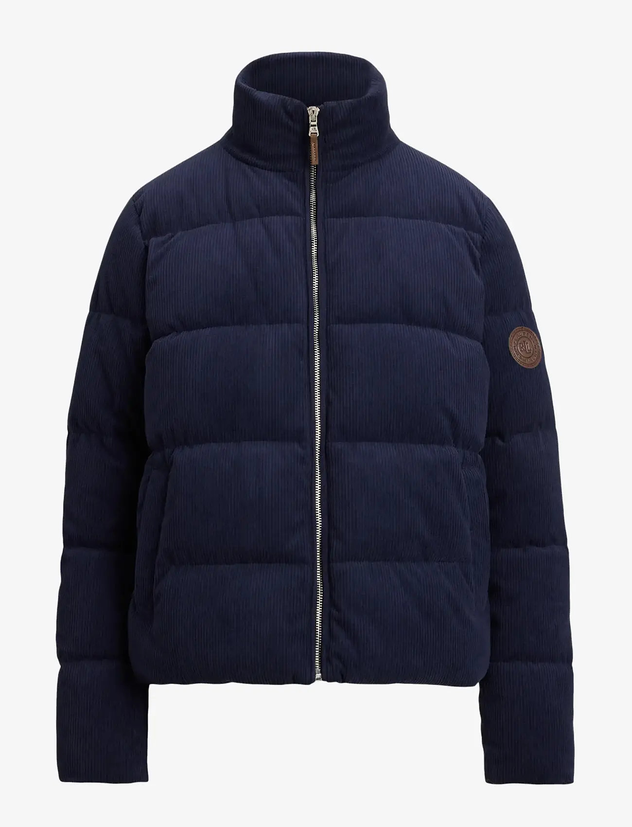 Lauren Ralph Lauren - Corduroy Quilted Puffer Jacket - dunjakker - dk navy - 1
