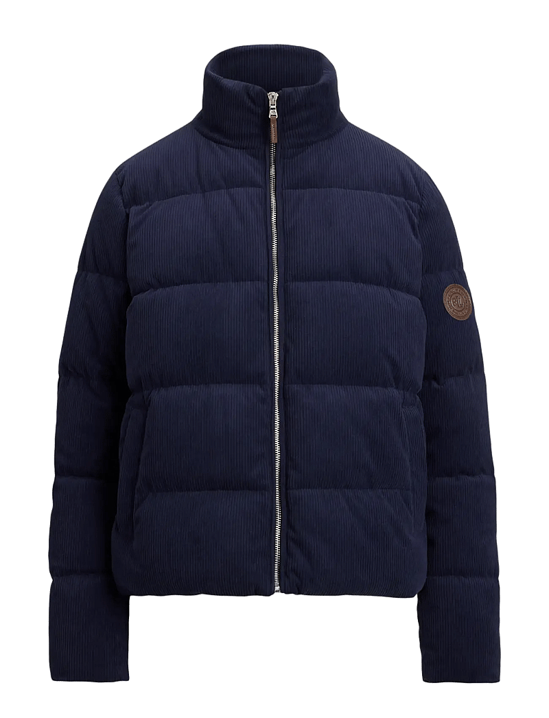 Lauren Ralph Lauren - Corduroy Quilted Puffer Jacket - vestes d'hiver - dk navy - 1