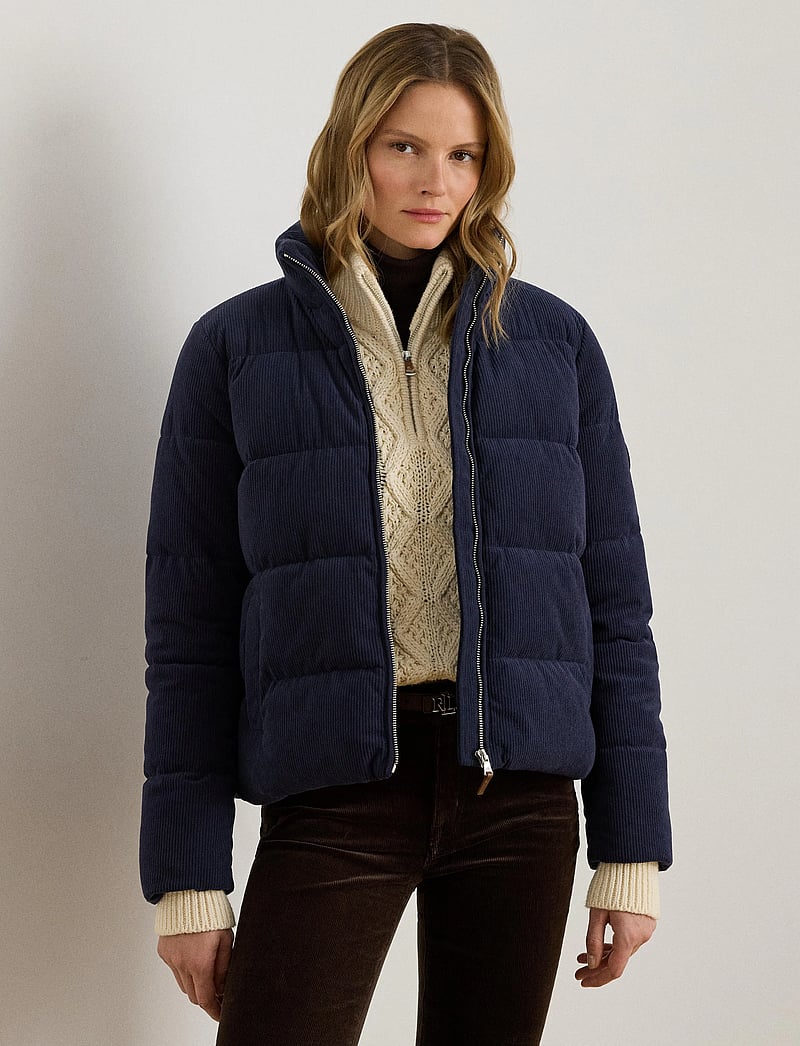 Lauren Ralph Lauren - Corduroy Quilted Puffer Jacket - vestes d'hiver - dk navy - 3