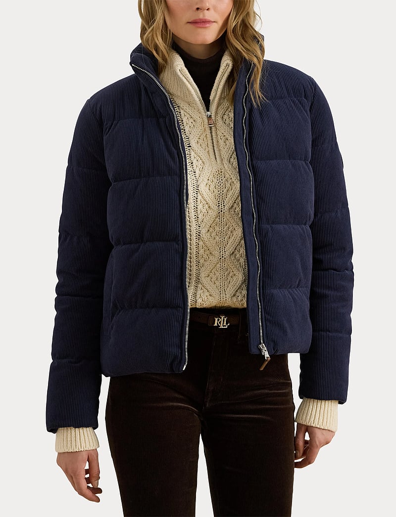 Lauren Ralph Lauren - Corduroy Quilted Puffer Jacket - vestes d'hiver - dk navy - 5