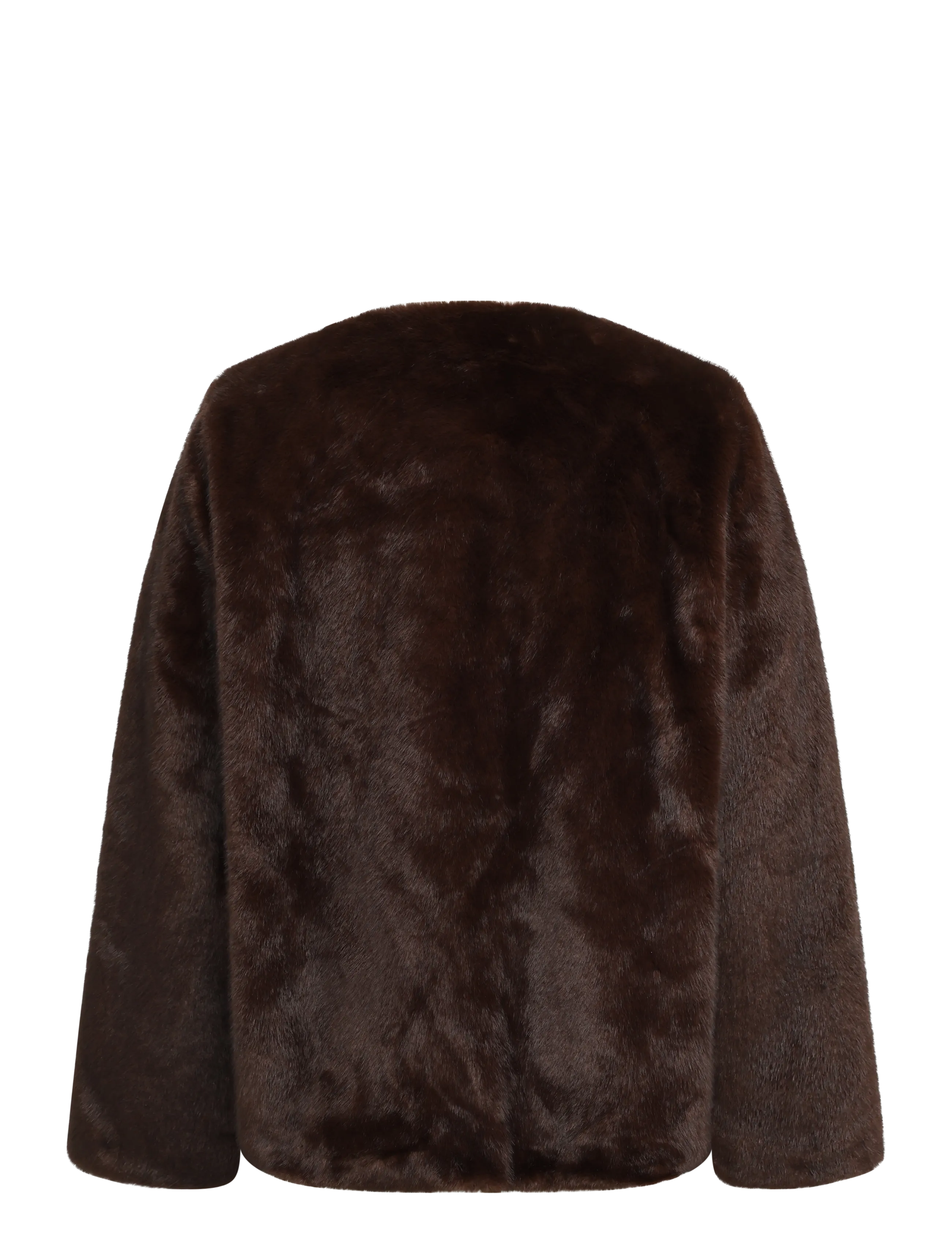Lauren Ralph Lauren - Faux-Fur Coat - faux fur jakker - circuit brown - 2