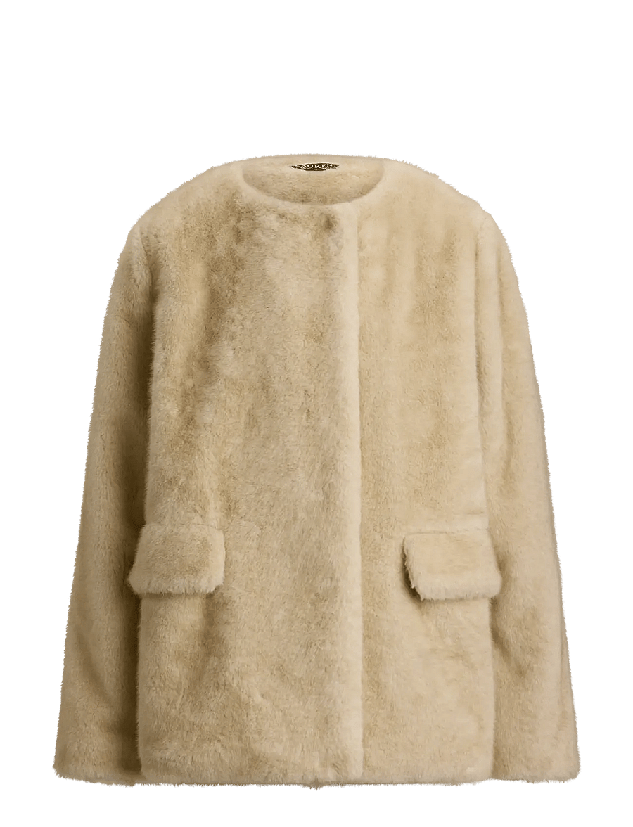 Lauren Ralph Lauren - Jacka i konstpäls - fuskpäls - cream - 2