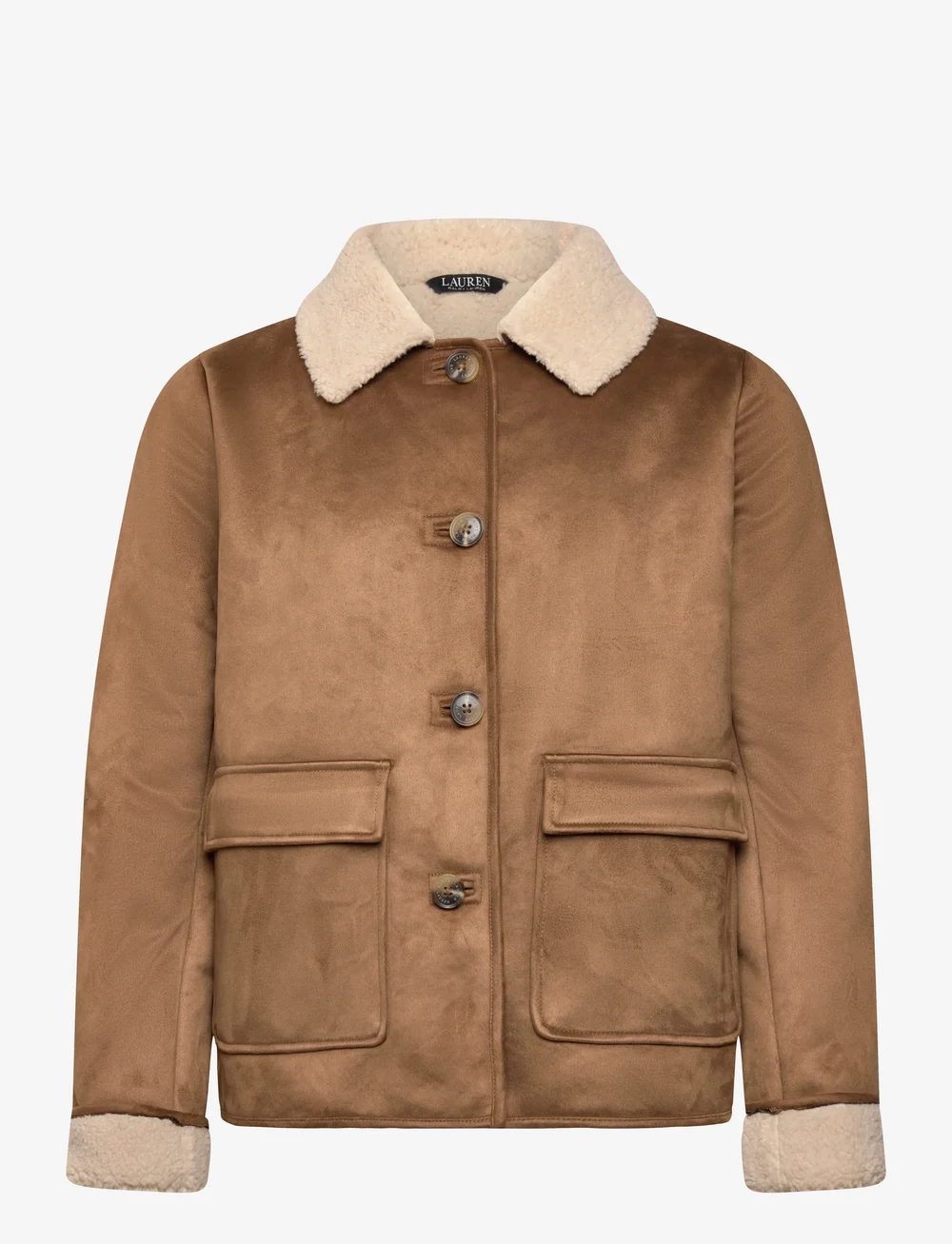 Lauren Ralph Lauren - FAUX SHEARLING-FX SHEARLING SB 24" - fuskpäls - camel - 0