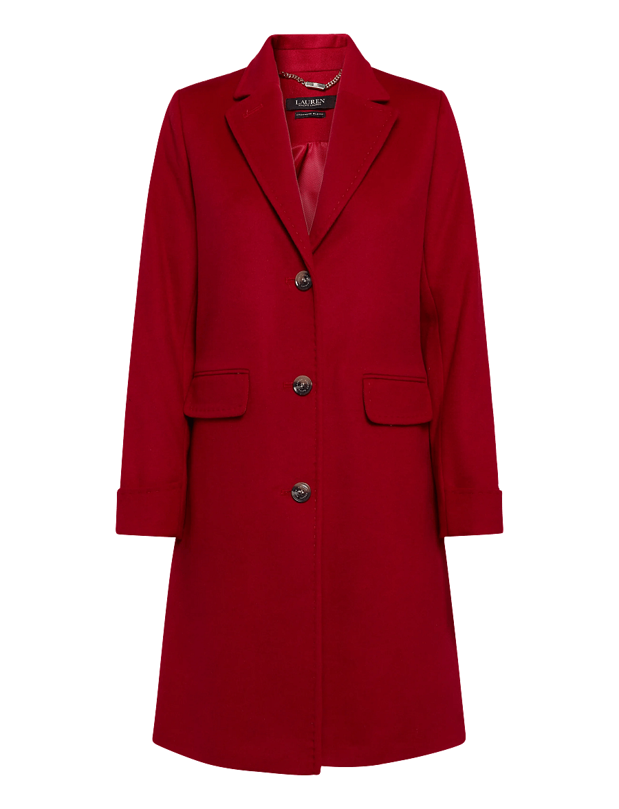 Lauren Ralph Lauren - Wool-Blend Coat - winterjacken - festive red - 2