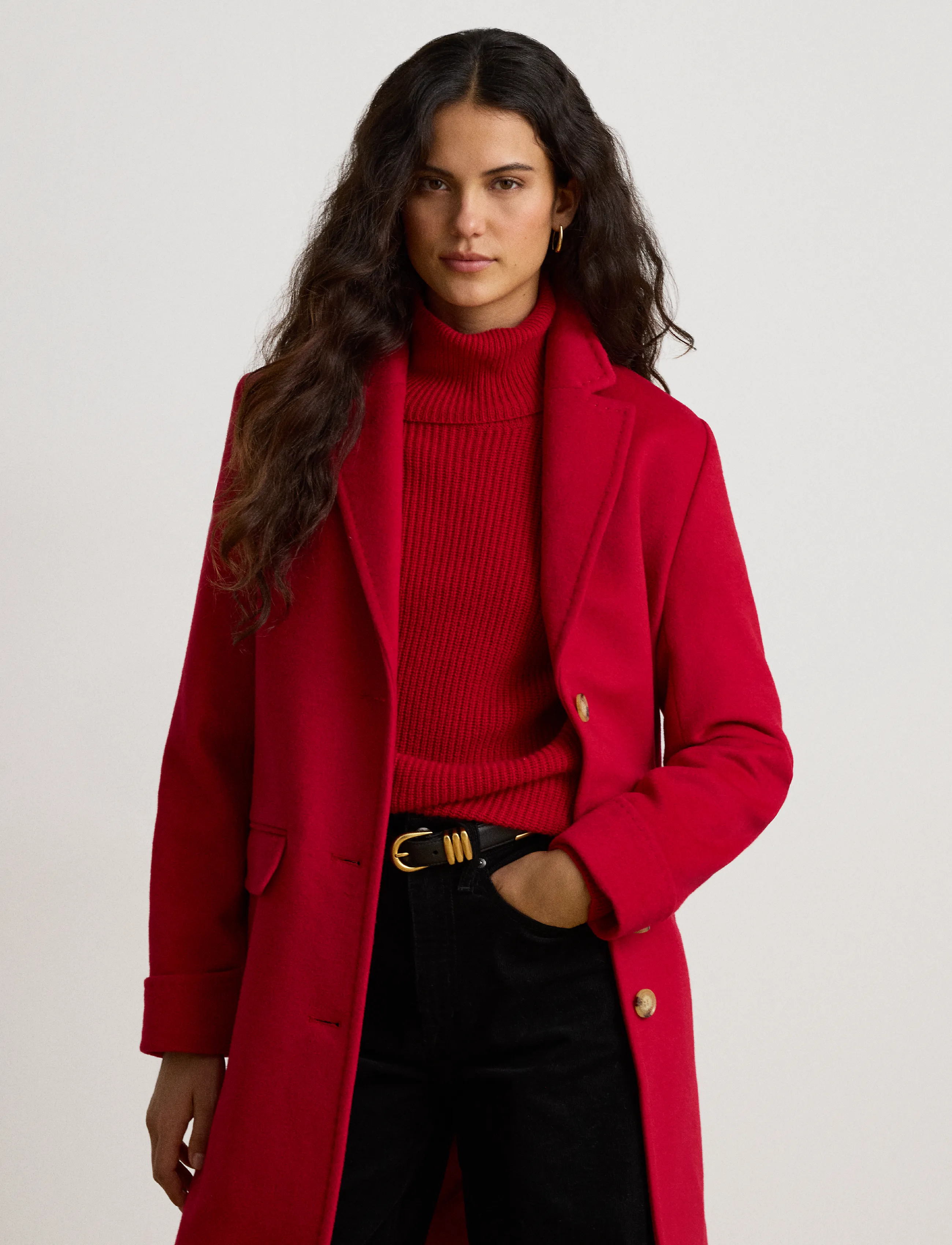Lauren Ralph Lauren Wool-Blend Coat vinterkappor dam – bild 4