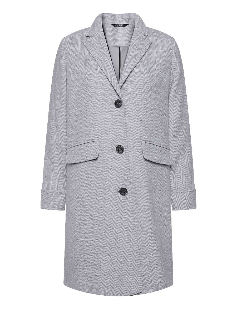 Lauren Ralph Lauren - Herringbone Coat - winterjacken - cream grey herrin - 2