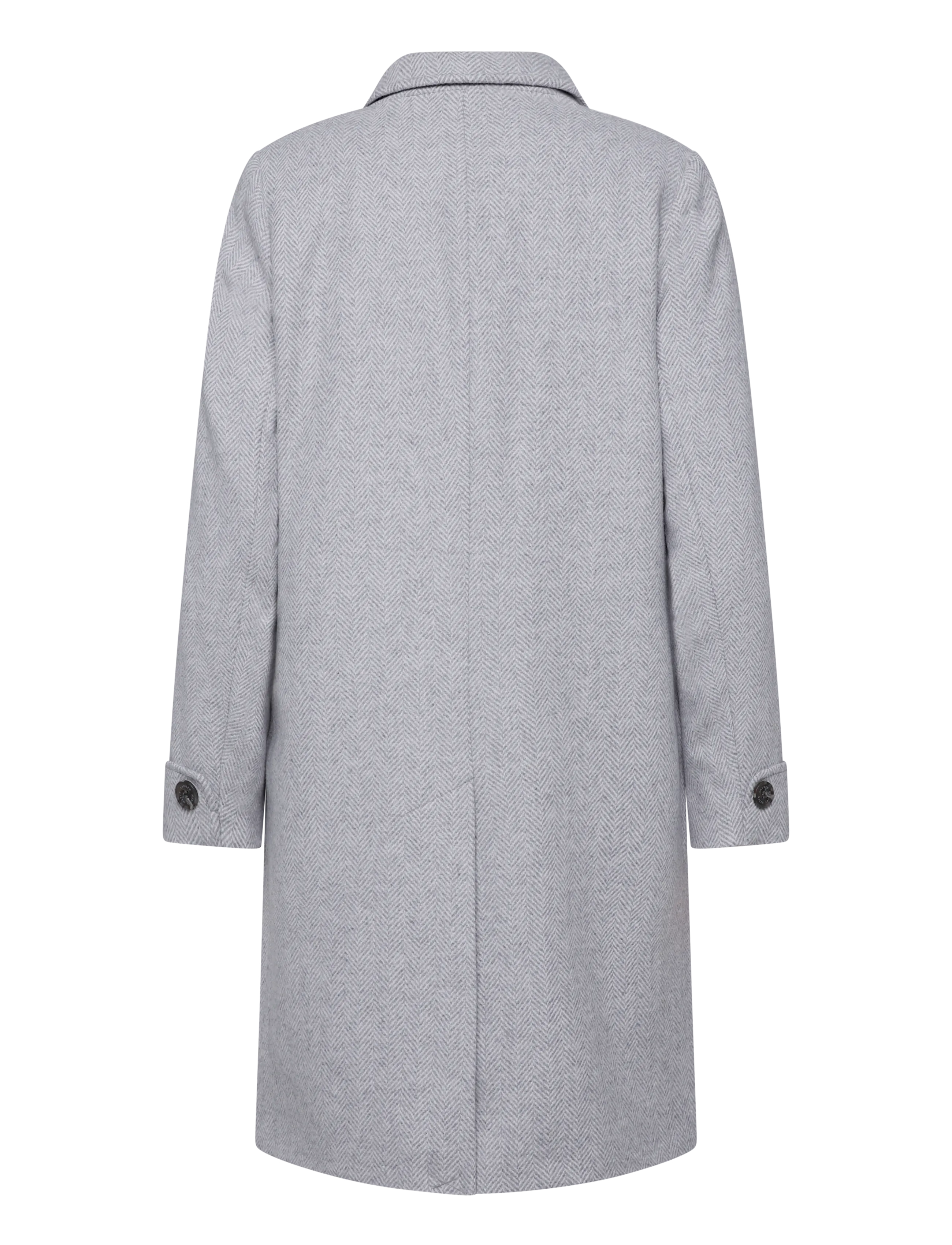 Lauren Ralph Lauren - Fiskbensmönstrad kappa - vinterjackor - cream grey herrin - 3