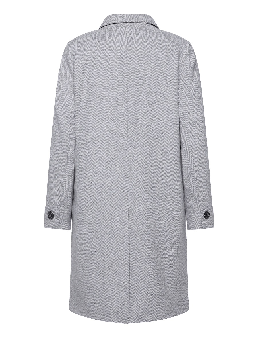 Lauren Ralph Lauren - Herringbone Coat - winterjacken - cream grey herrin - 3