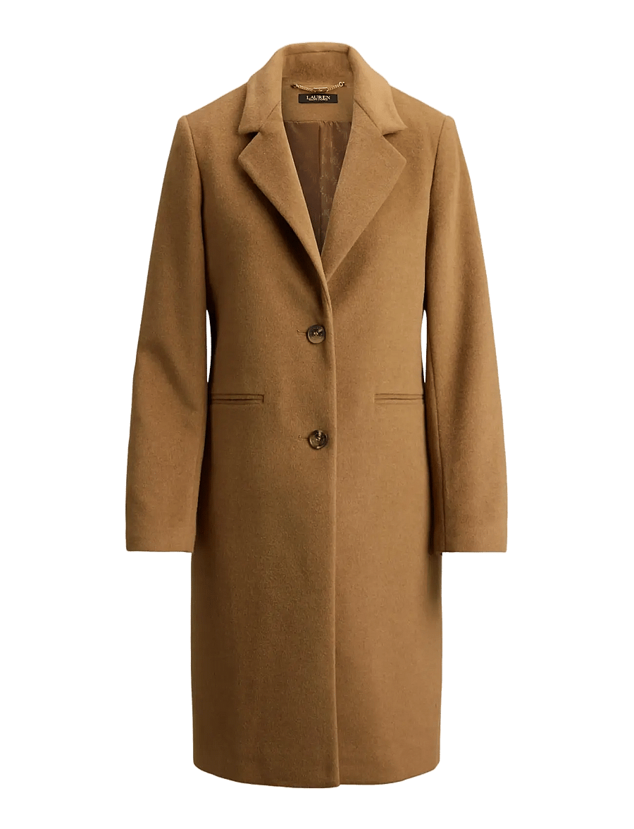 Lauren Ralph Lauren - Wool-Blend Coat - vinterjakker - new vicuna - 1
