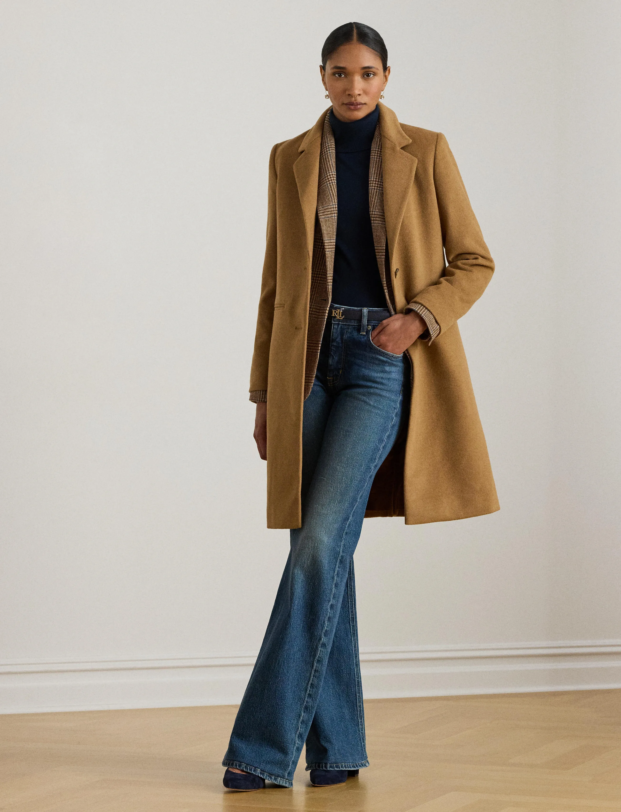 Lauren Ralph Lauren - Wool-Blend Coat - vinterjakker - new vicuna - 3