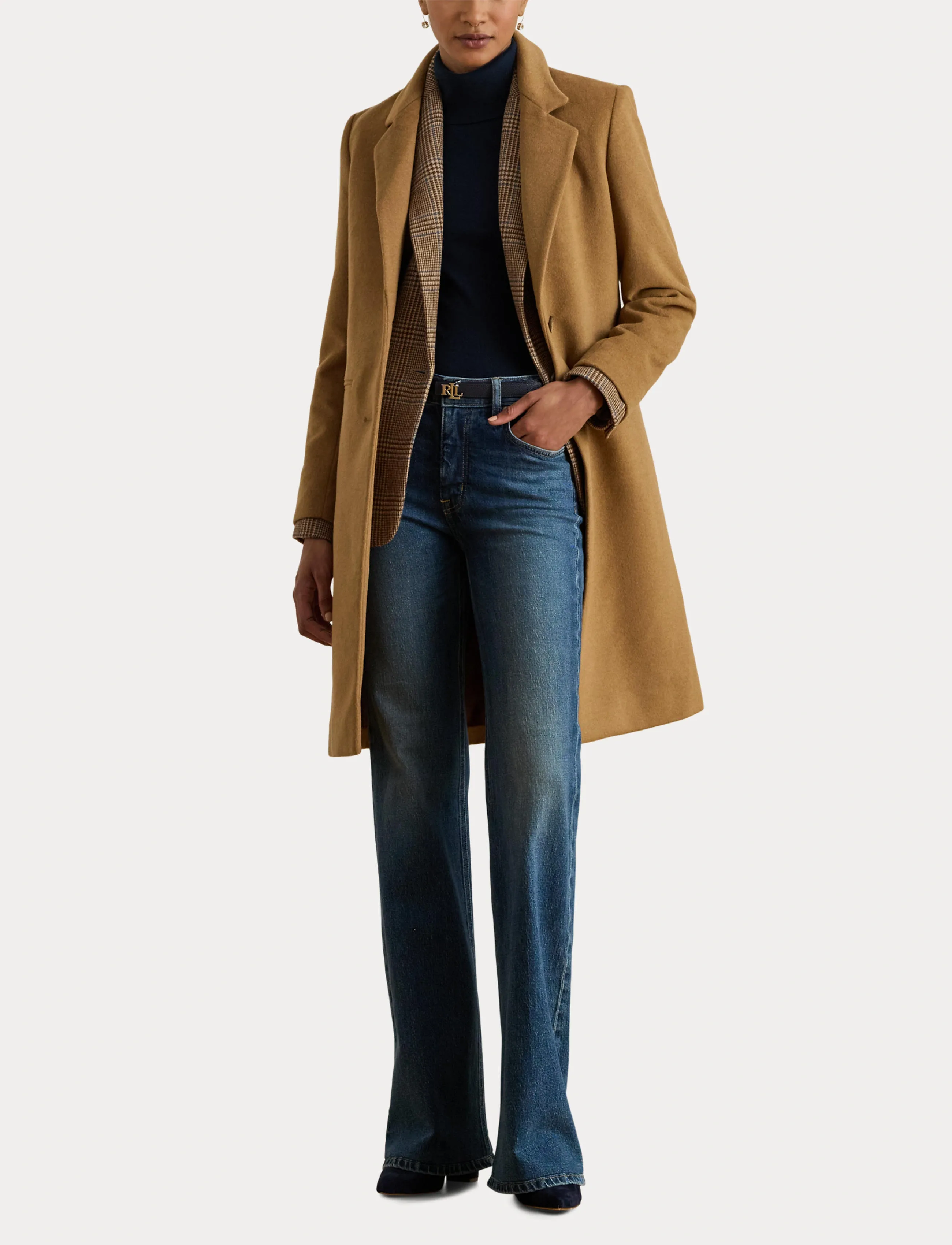 Lauren Ralph Lauren - Wool-Blend Coat - vinterjakker - new vicuna - 4