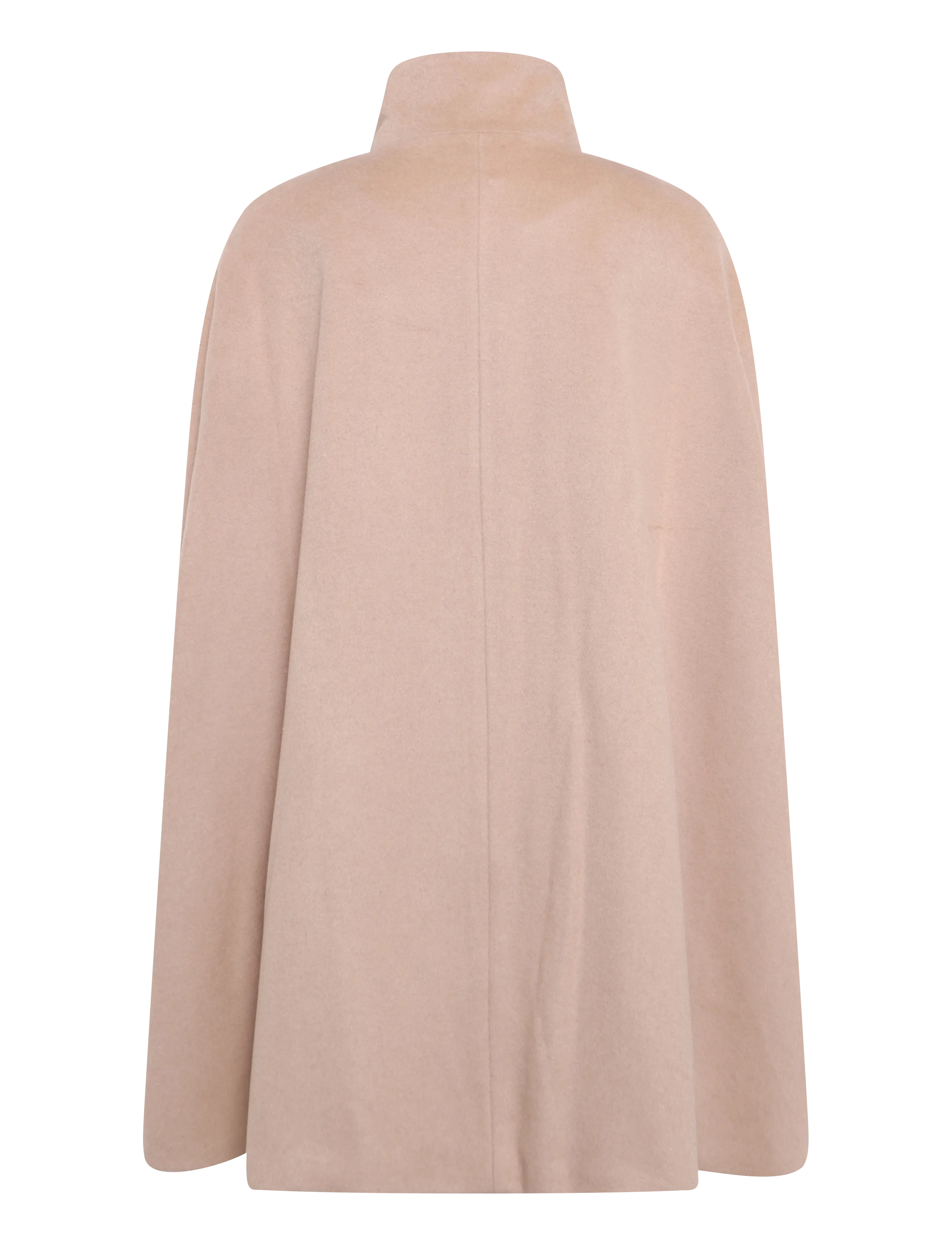 Lauren Ralph Lauren - Buckle-Trim Wool-Blend Mockneck Cape - winter jackets - camel - 3