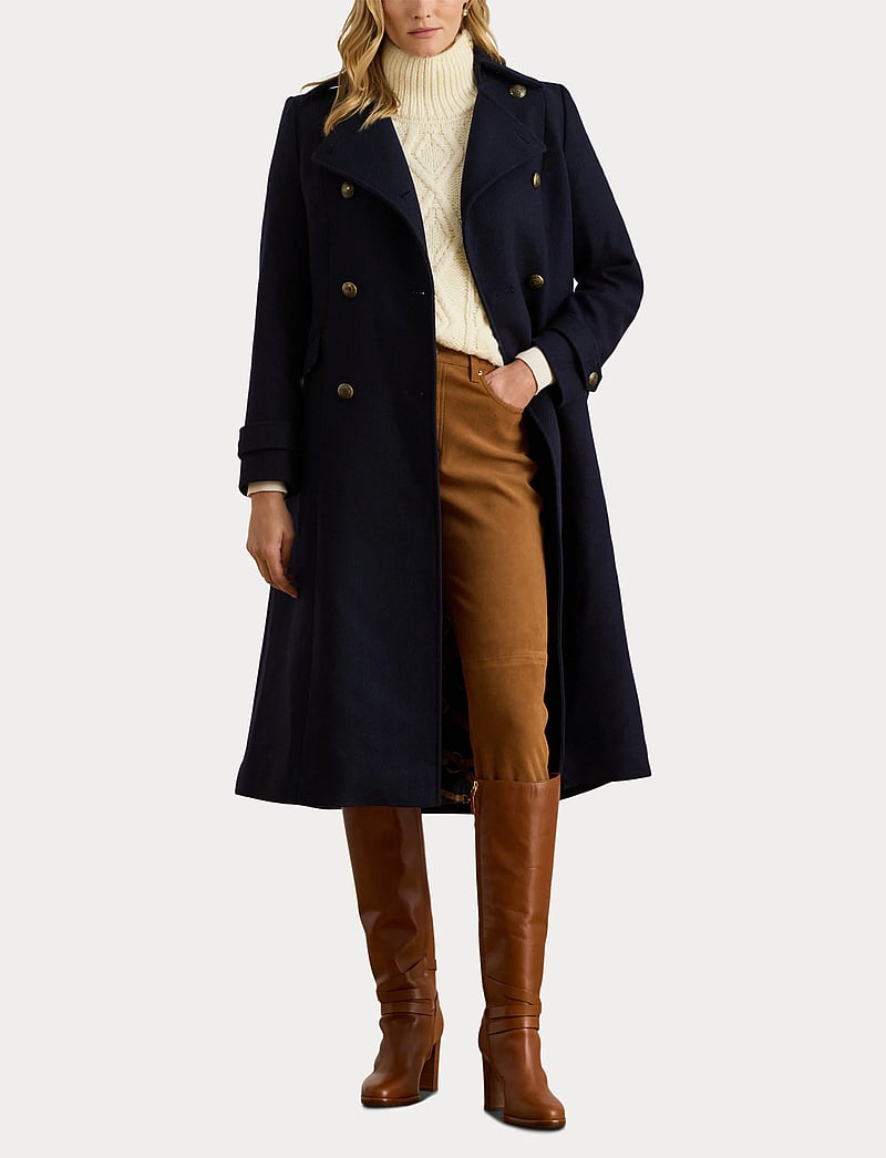 Lauren Ralph Lauren - Double-Breasted Wool-Blend Twill Coat - regal navy - 4