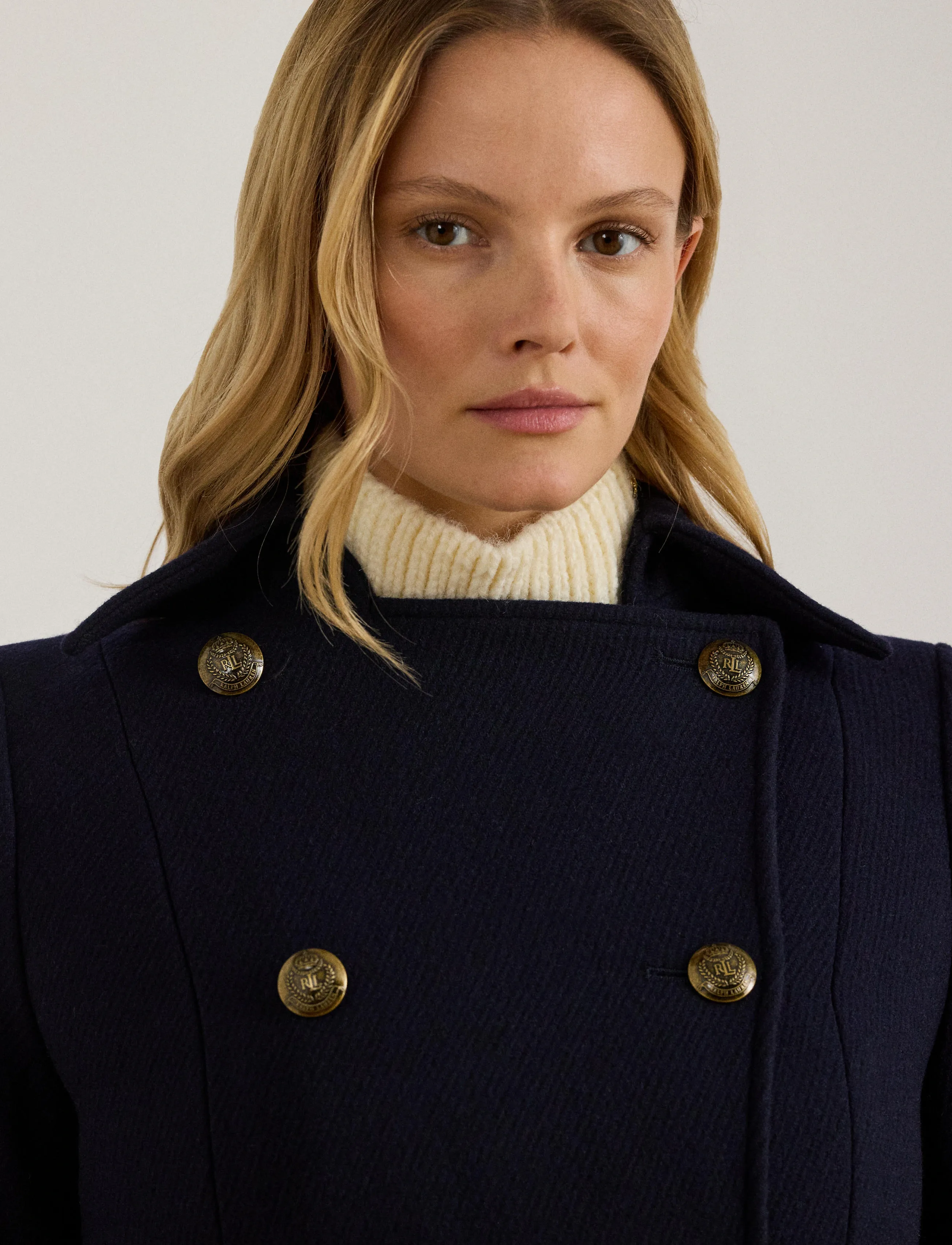 Lauren Ralph Lauren Double-Breasted Wool-Blend Twill Coat kappor & rockar dam – bild 7