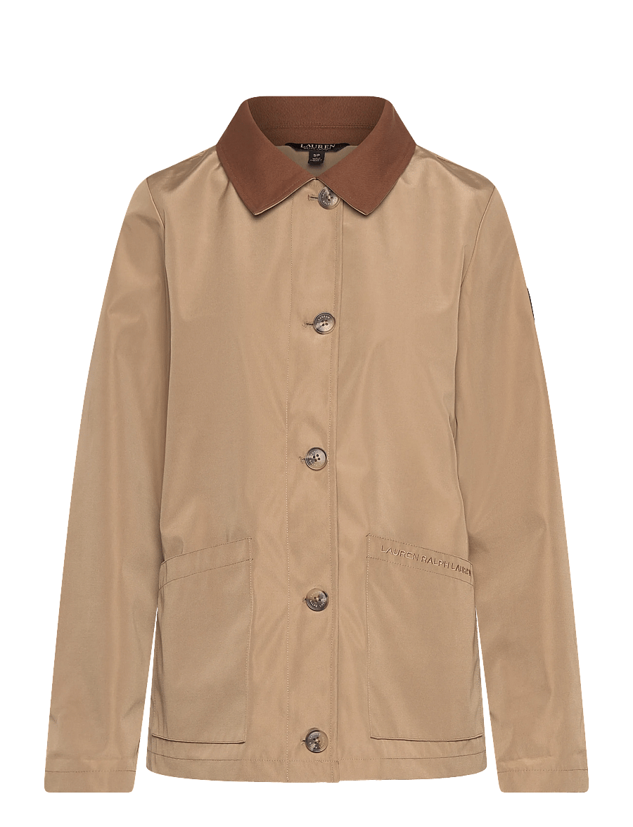 Lauren Ralph Lauren - BONDED RAIN-BND SHRT JKT SB - frühlingsjacken - birch tan - 1