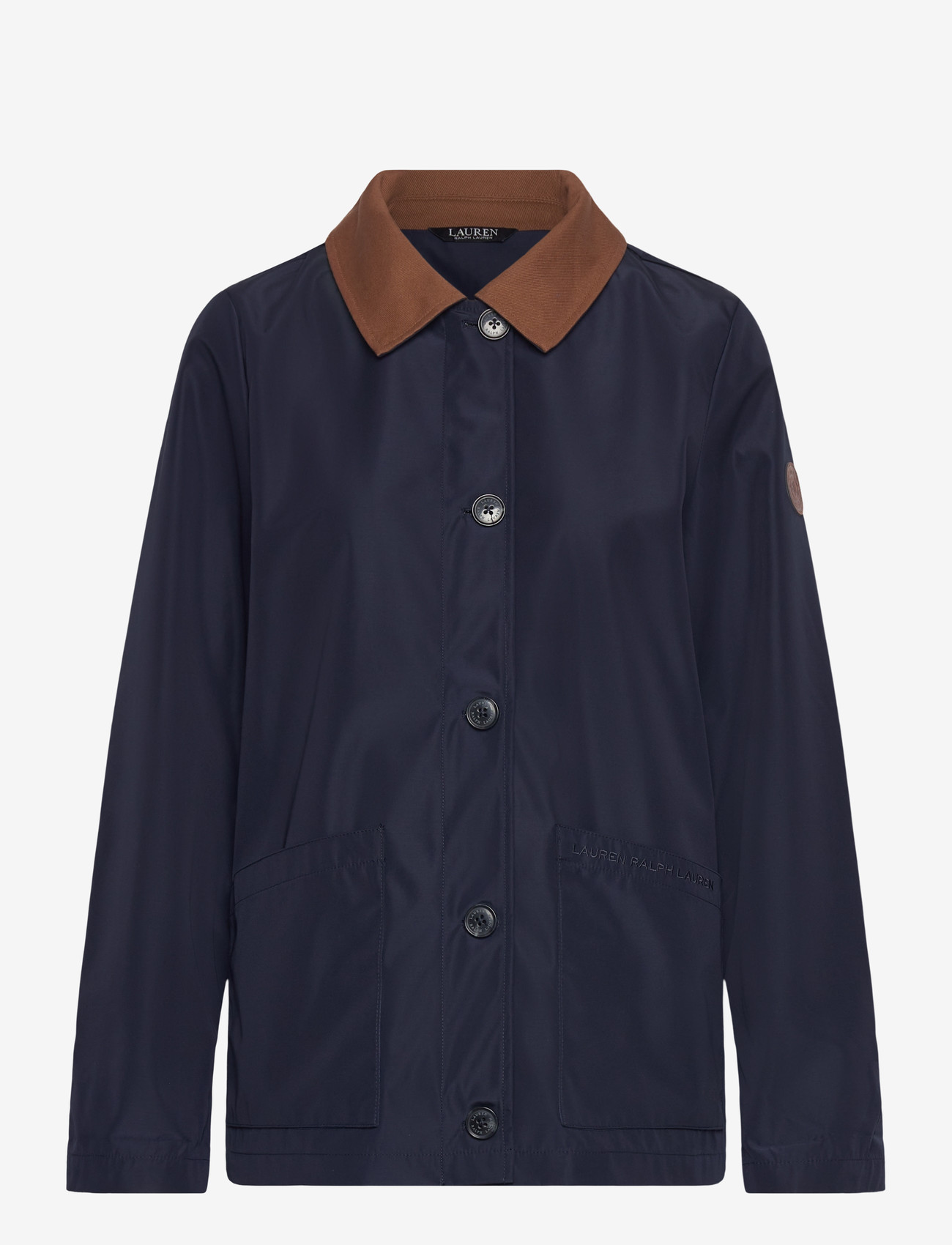 Lauren Ralph Lauren - BONDED RAIN-BND SHRT JKT SB - spring jackets - dk navy - 1