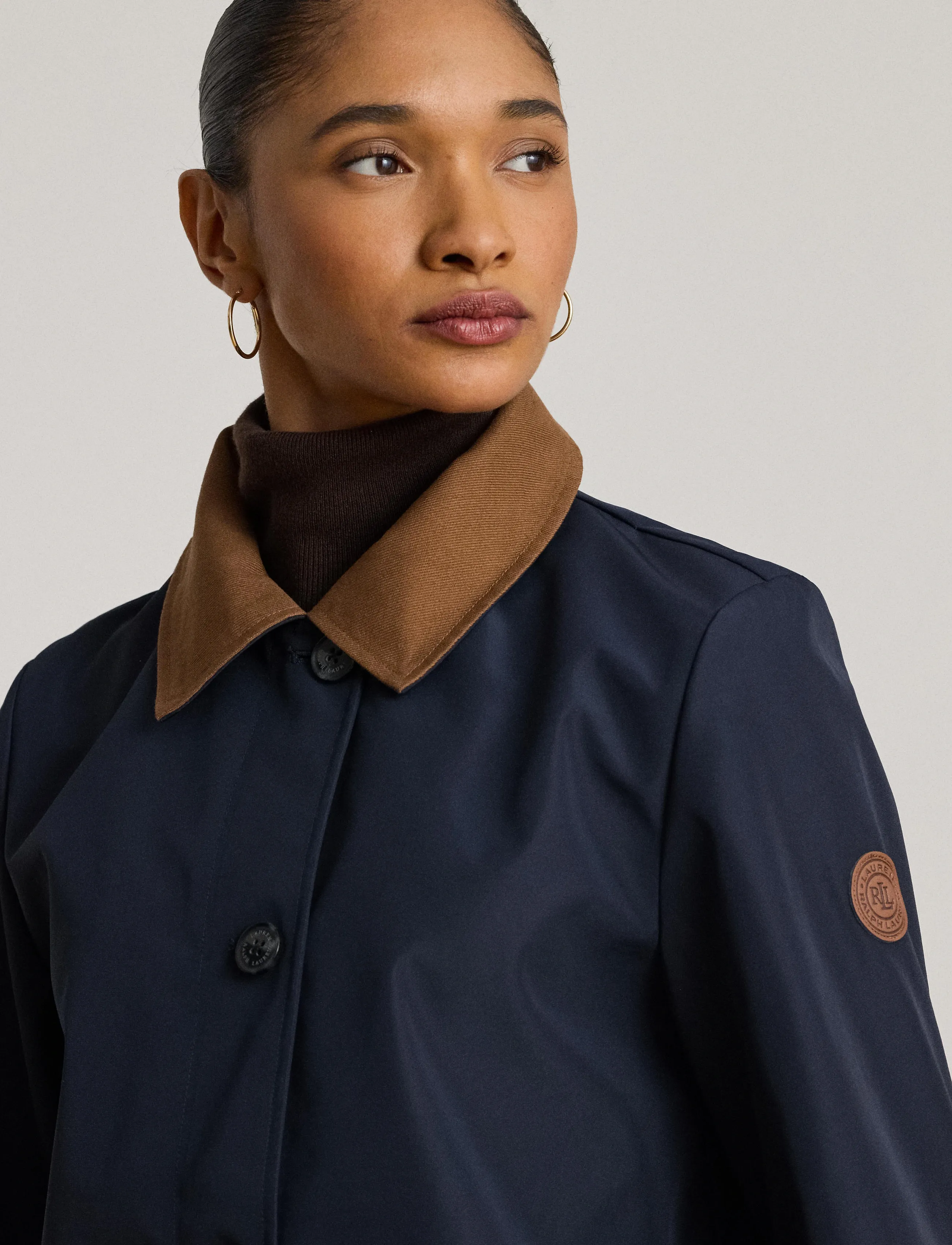 Lauren Ralph Lauren - BONDED RAIN-BND SHRT JKT SB - pavasara jakas - dk navy - 4