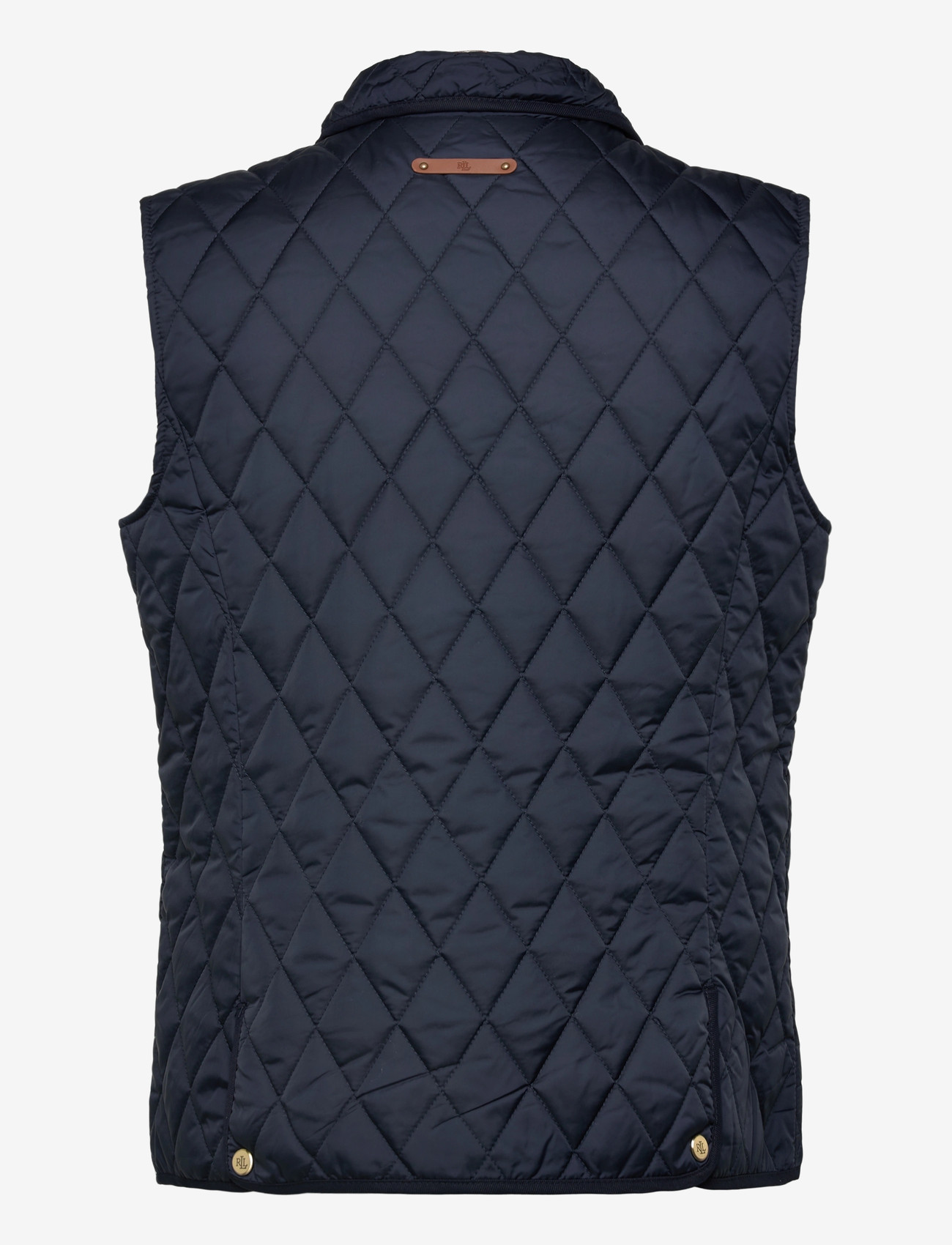 Lauren Ralph Lauren - Crest-Patch Diamond-Quilted Vest - efterårsjakker - dk navy - 1