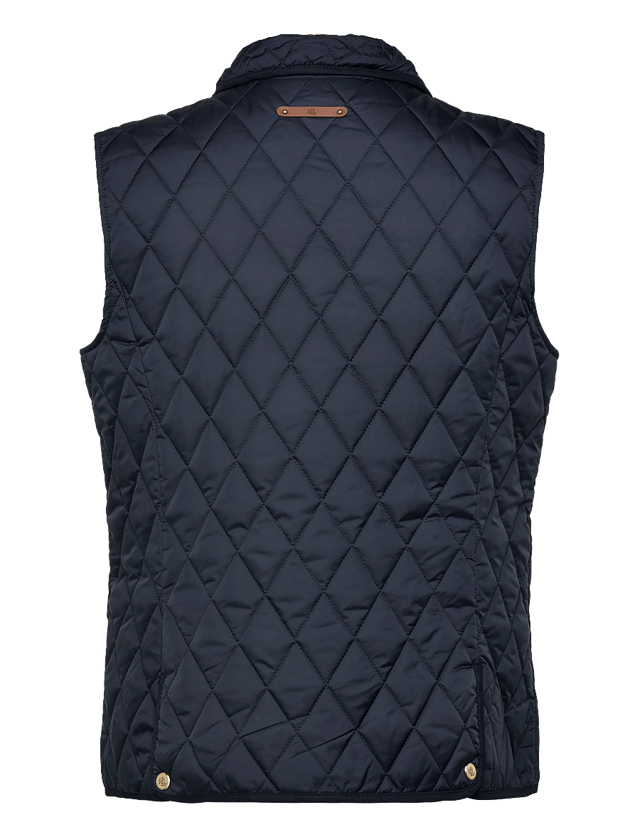 Lauren Ralph Lauren - Crest-Patch Diamond-Quilted Vest - quilted vests - dk navy - 2