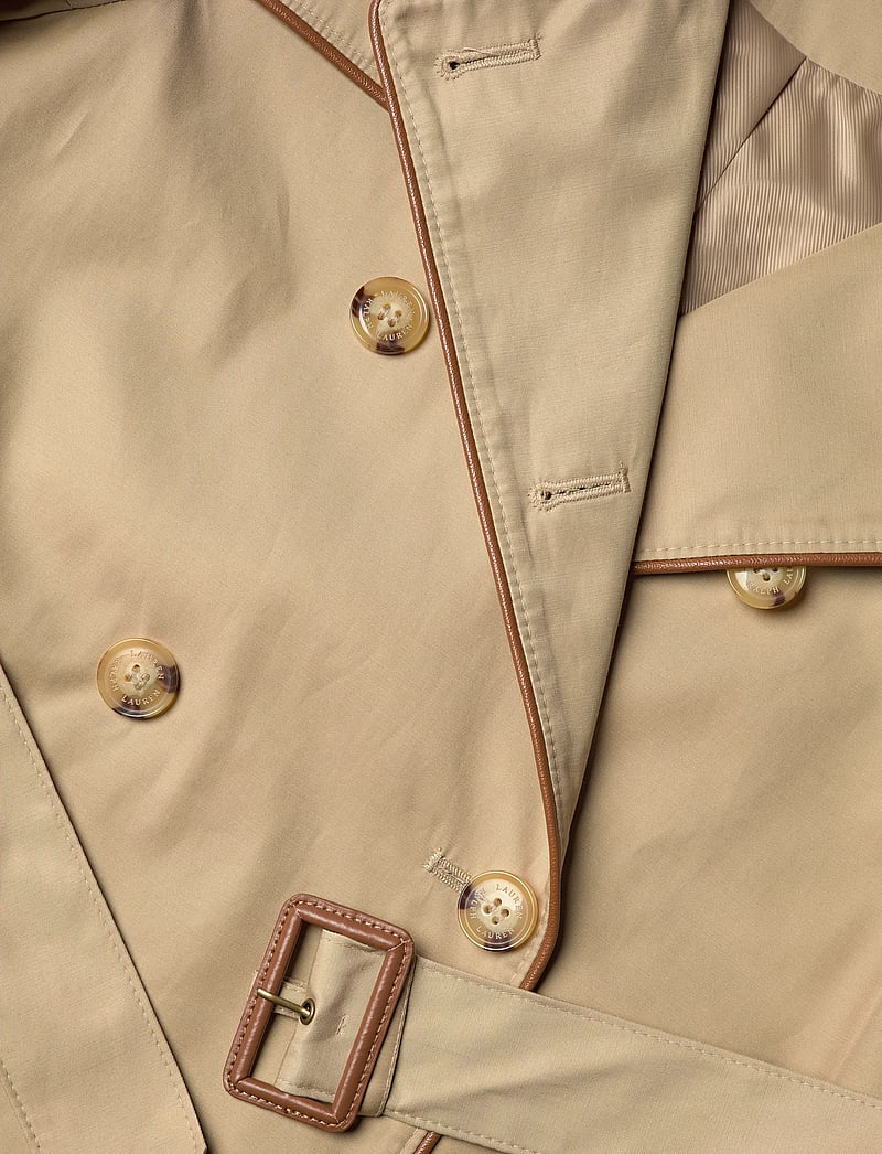 Lauren Ralph Lauren - Double-Breasted Cotton-Blend Trench Coat - trenchcoats - birch tan - 2