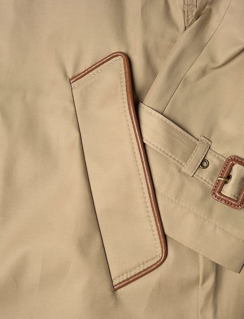 Lauren Ralph Lauren - Double-Breasted Cotton-Blend Trench Coat - trenchcoats - birch tan - 3