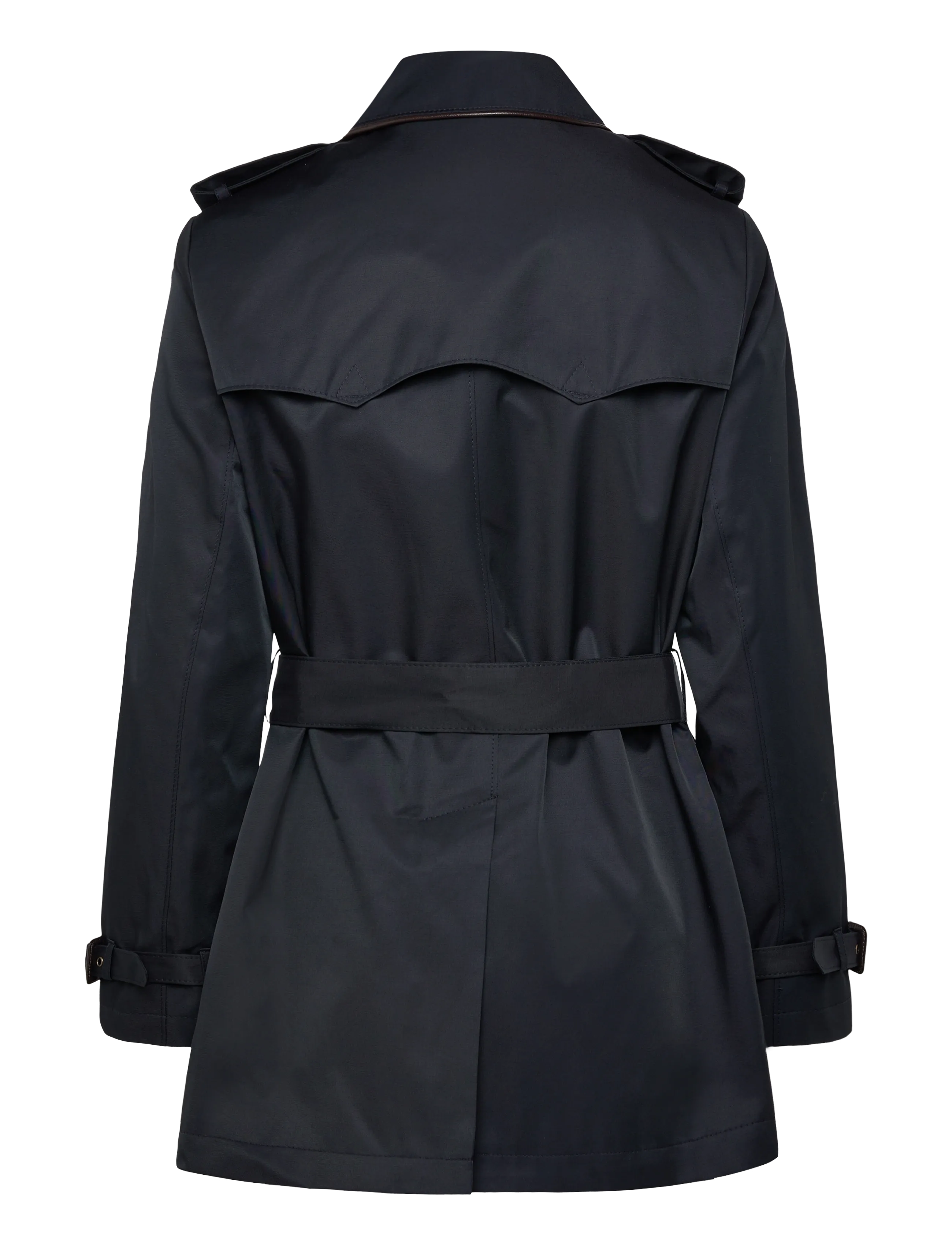 Lauren Ralph Lauren - Double-Breasted Cotton-Blend Trench Coat - trenchs - dk navy - 2