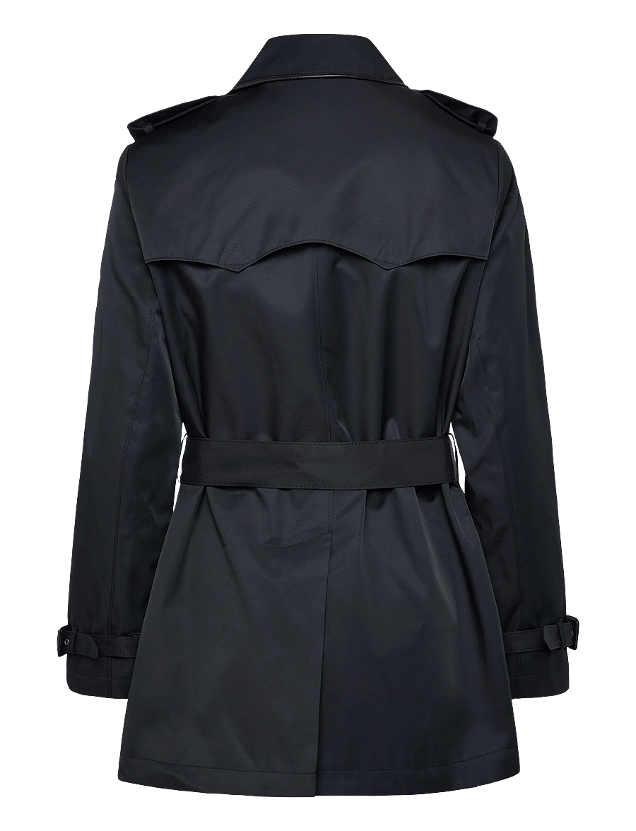 Lauren Ralph Lauren - Double-Breasted Cotton-Blend Trench Coat - trenchs - dk navy - 2