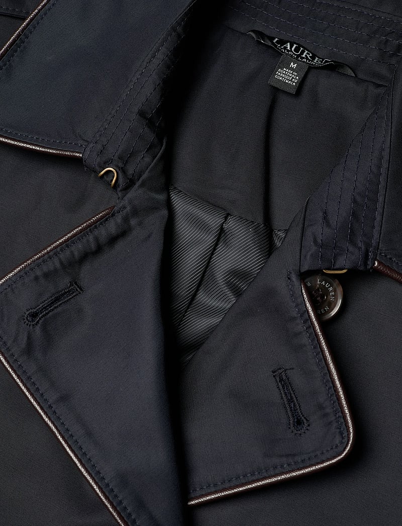 Lauren Ralph Lauren - Double-Breasted Cotton-Blend Trench Coat - trench coats - dk navy - 2