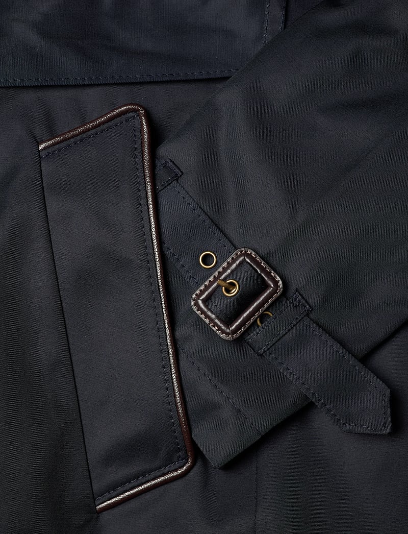 Lauren Ralph Lauren - Double-Breasted Cotton-Blend Trench Coat - trench coats - dk navy - 3