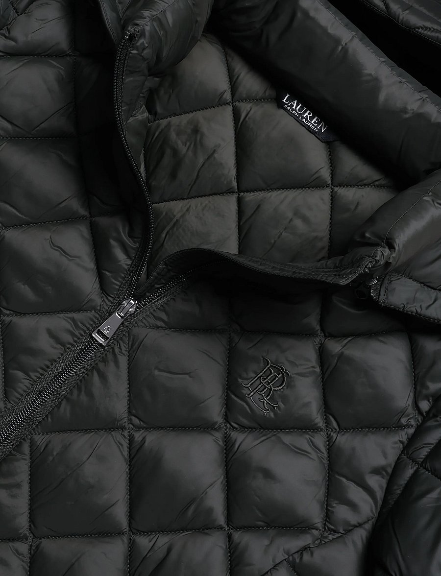 Lauren Ralph Lauren - Quilted Hooded Coat - talvejoped - litchfield loden - 2