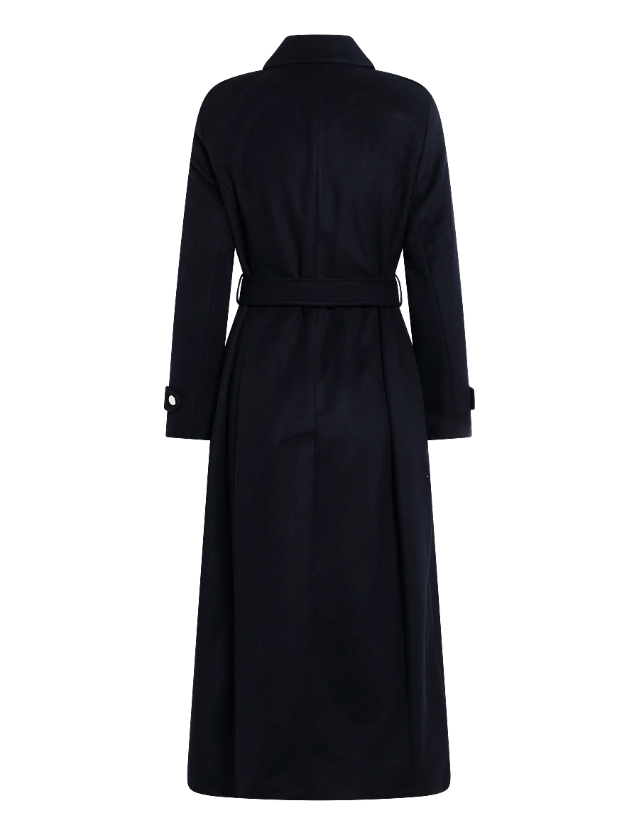 Lauren Ralph Lauren - Double-Breasted Belted Funnelneck Coat - winterjacken - regal navy - 3